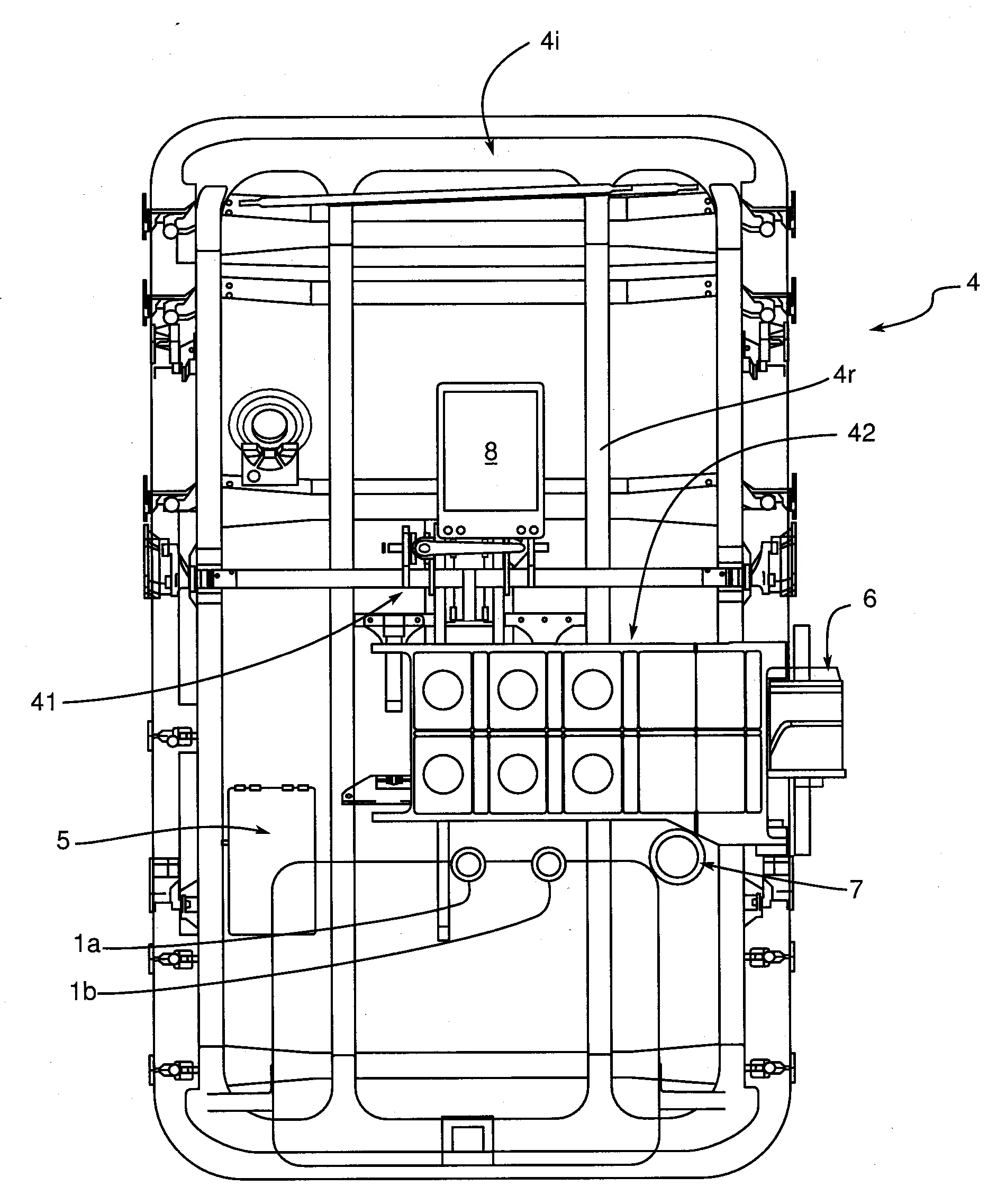 Procede et systeme de visualisation de l'environnement externe d'un avion, ainsi que porte d'avion equipee d'un tel systeme