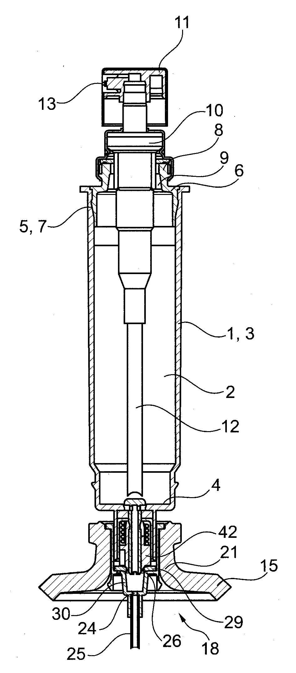 Ensemble comprenant un flacon remplissable et une source de produit
