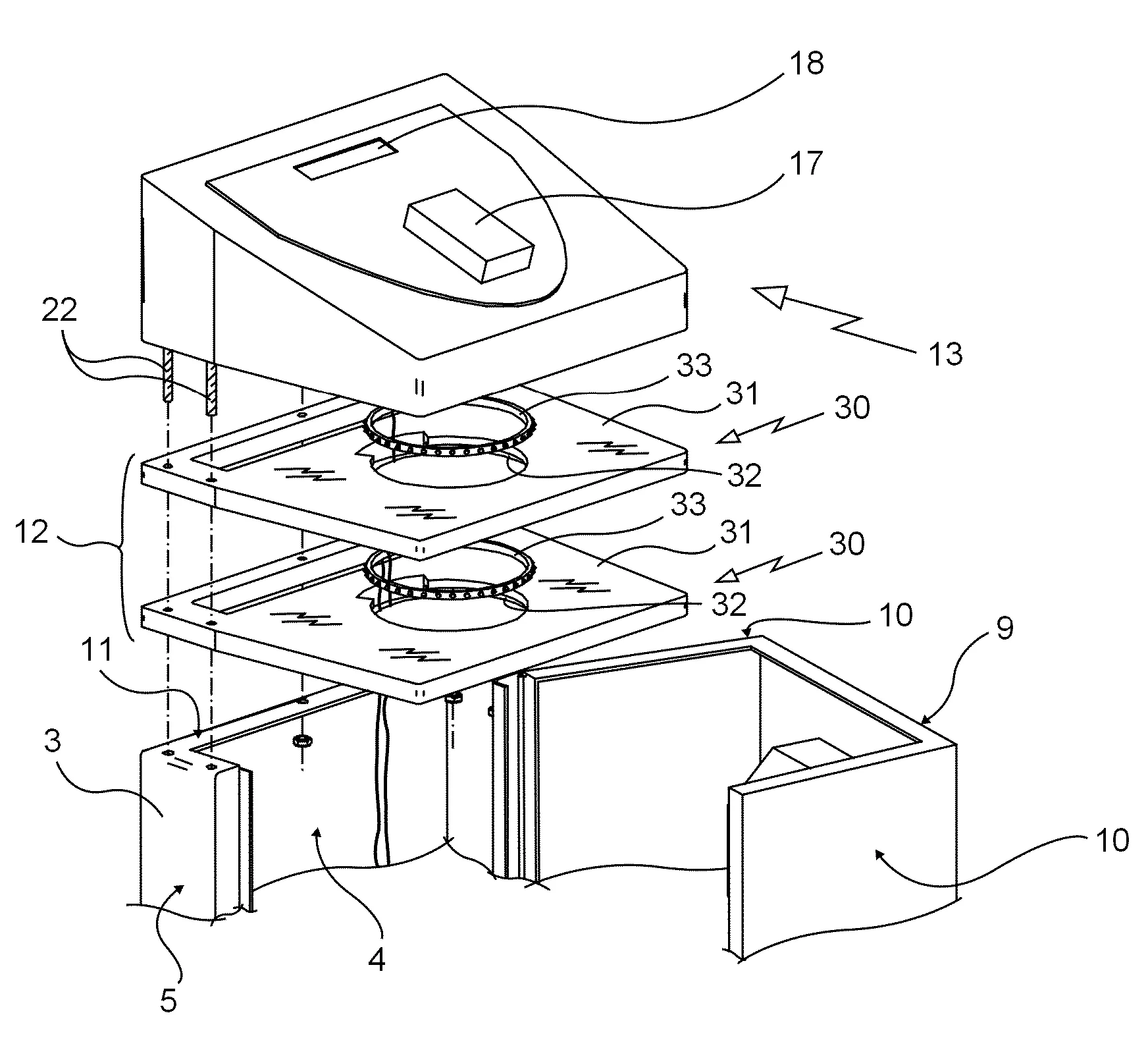 Borne modulaire avec indication lumineuse peripherique