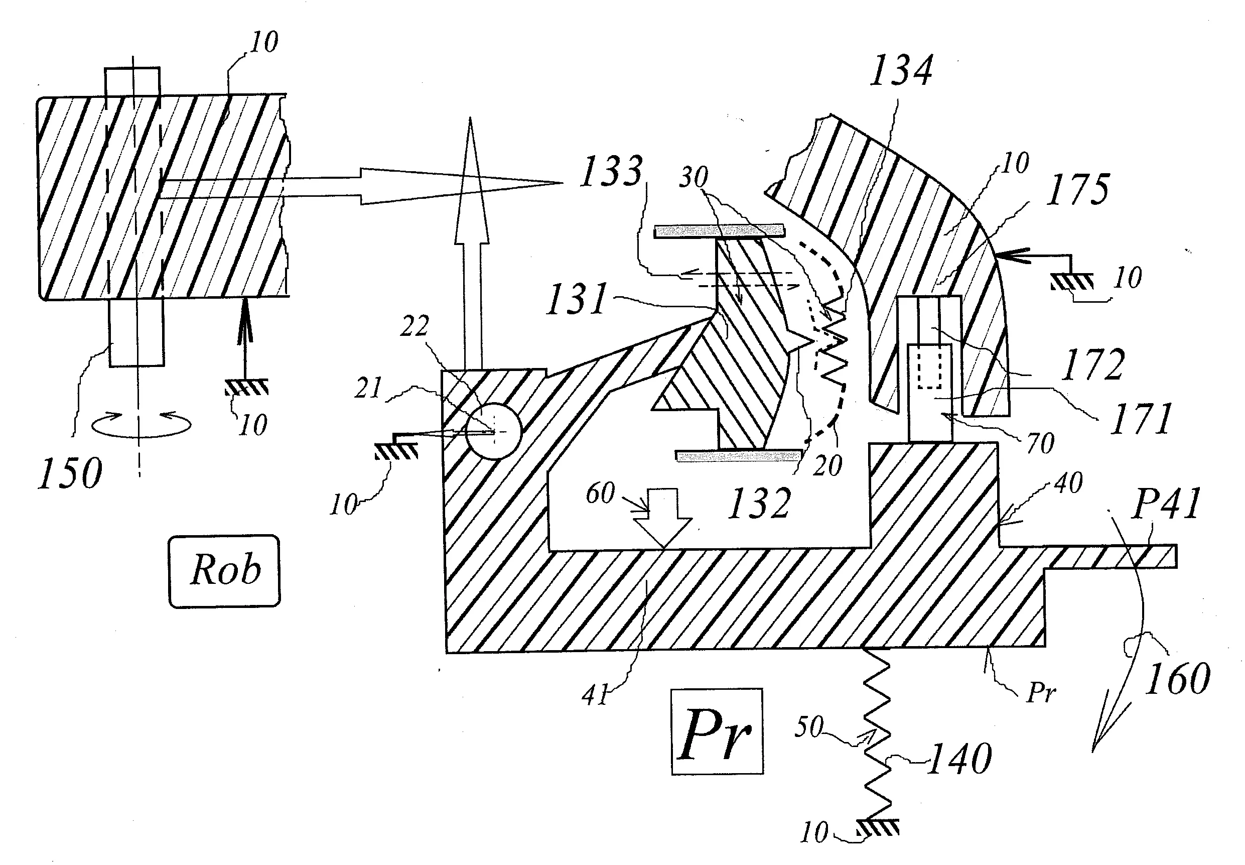 Roulette pour meuble ou analogue avec moyens de blocage