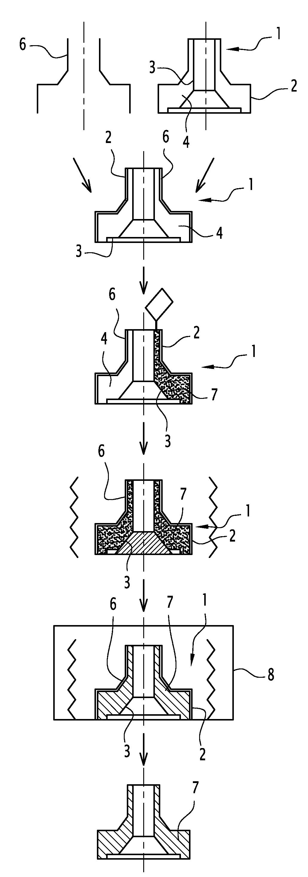 Procede de fabrication par metallurgie des poudres d'une piece metallique, et piece en acier ainsi obtenue, et conteneur pour la mise en oeuvre de ce procede
