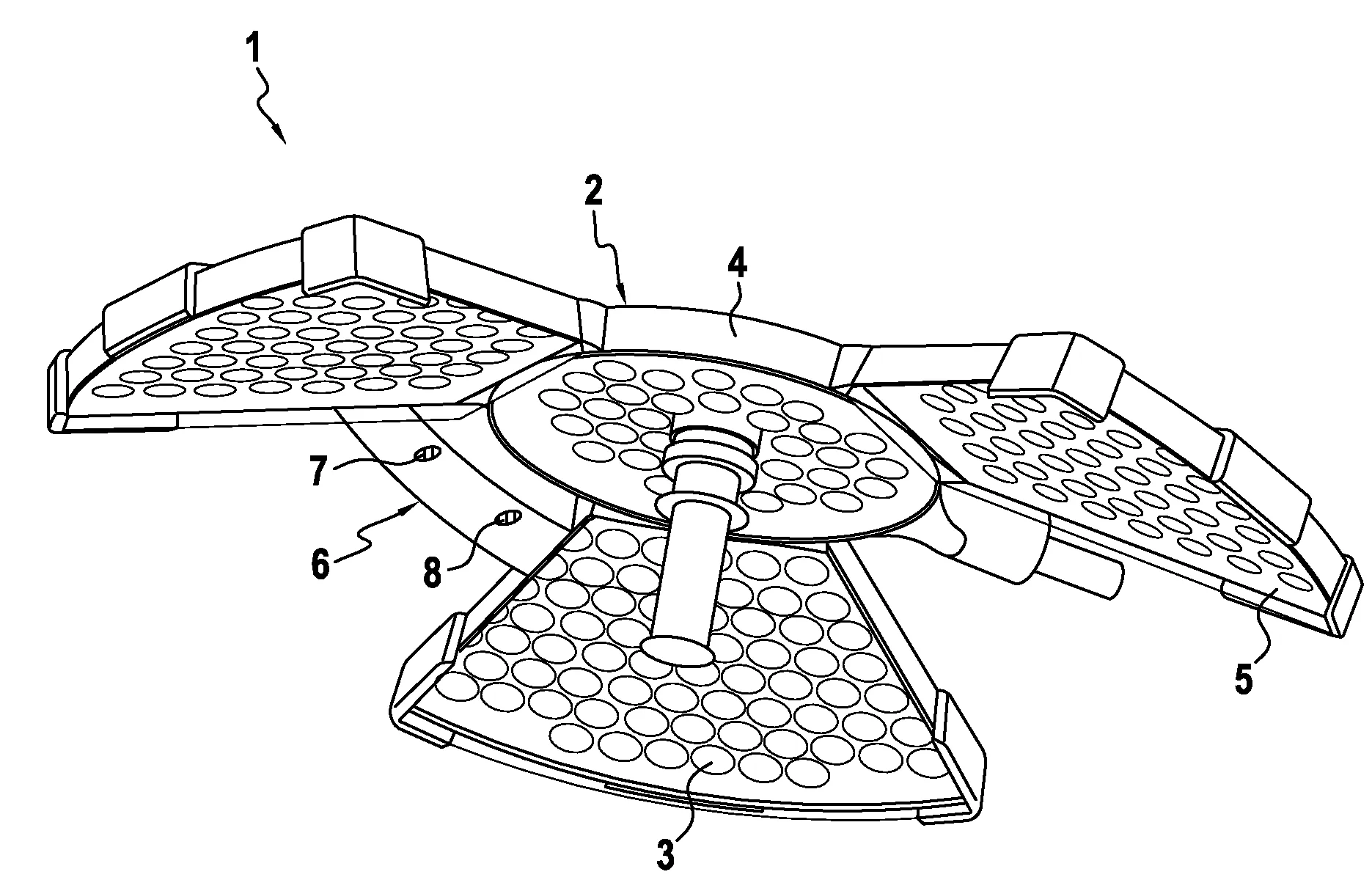 Systeme d'eclairage medical, notamment d'eclairage operatoire, et procede de commande d'un tel systeme d'eclairage