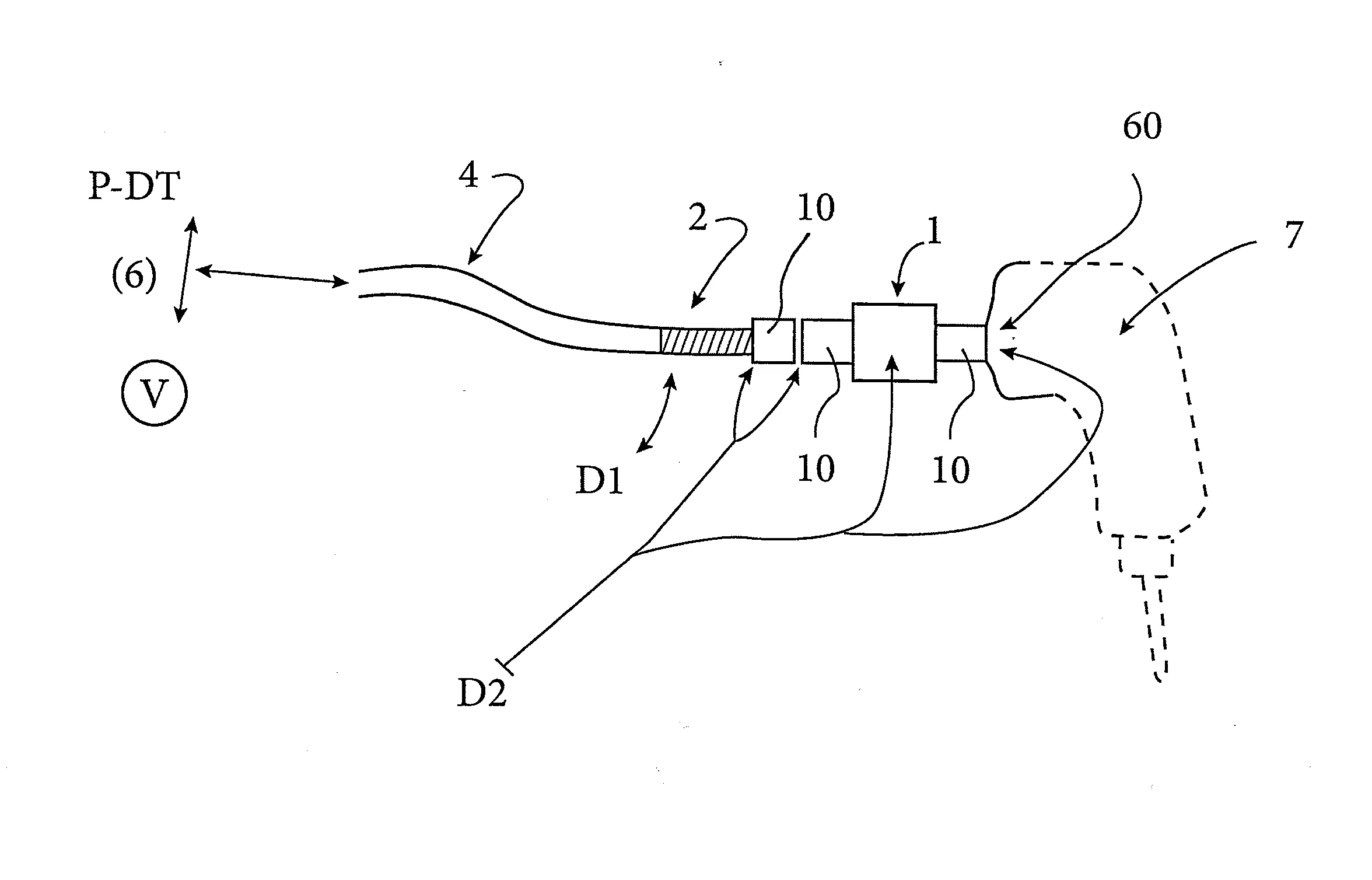 Procede et dispositif pour alimenter en fluide sous pression, notamment air comprime et a partir d'une source d'un tel fluide, notamment une bouteille portable, un outil pneumatique manuel