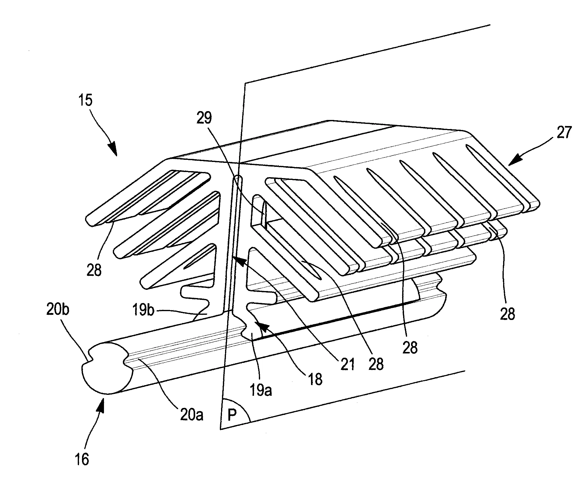 Systeme dissipatif de chaleur d'un fil de contact conducteur de catenaire et portion de catenaire associee