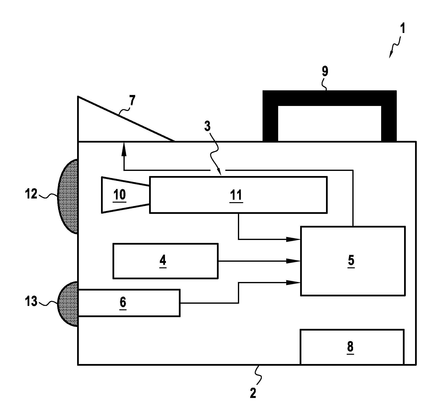 Dispositif d'imagerie hyperfrequence portable, systeme comprenant un tel dispositif et procede d'imagerie correspondant