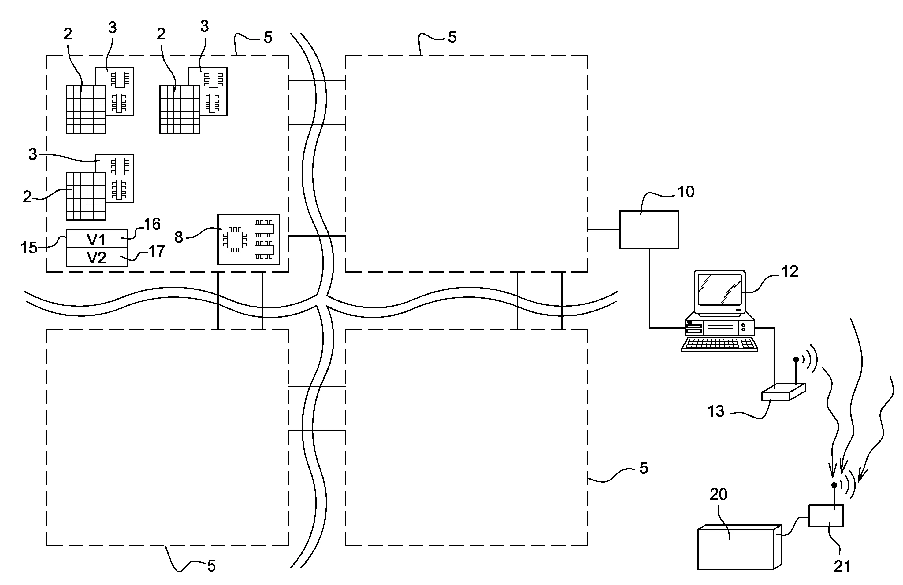 Procede de verification du fonctionnement d'un panneau d'affichage a diodes electroluminescentes