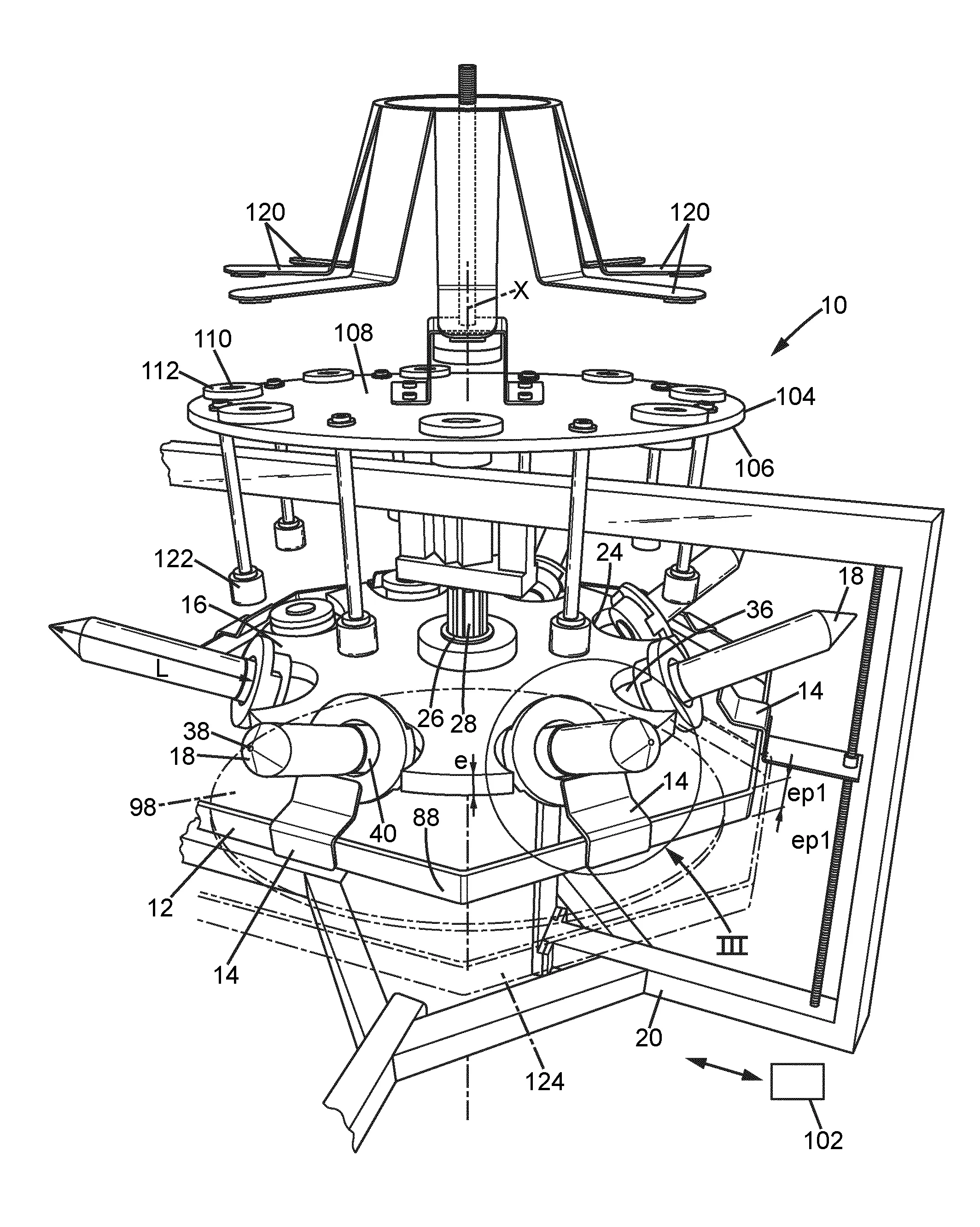 Dispositif de secouage et de centrifugation.