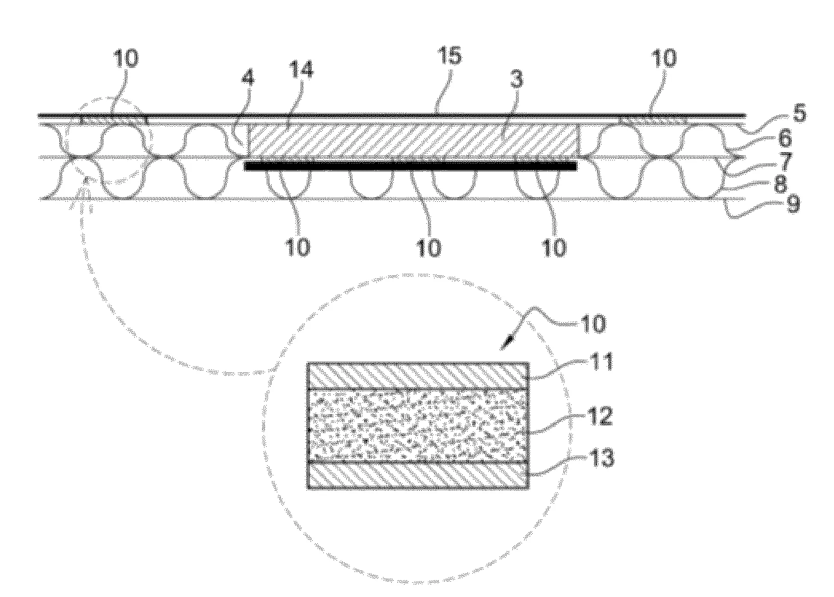 Element de toit pour rigidifier le toit d'un vehicule automobile