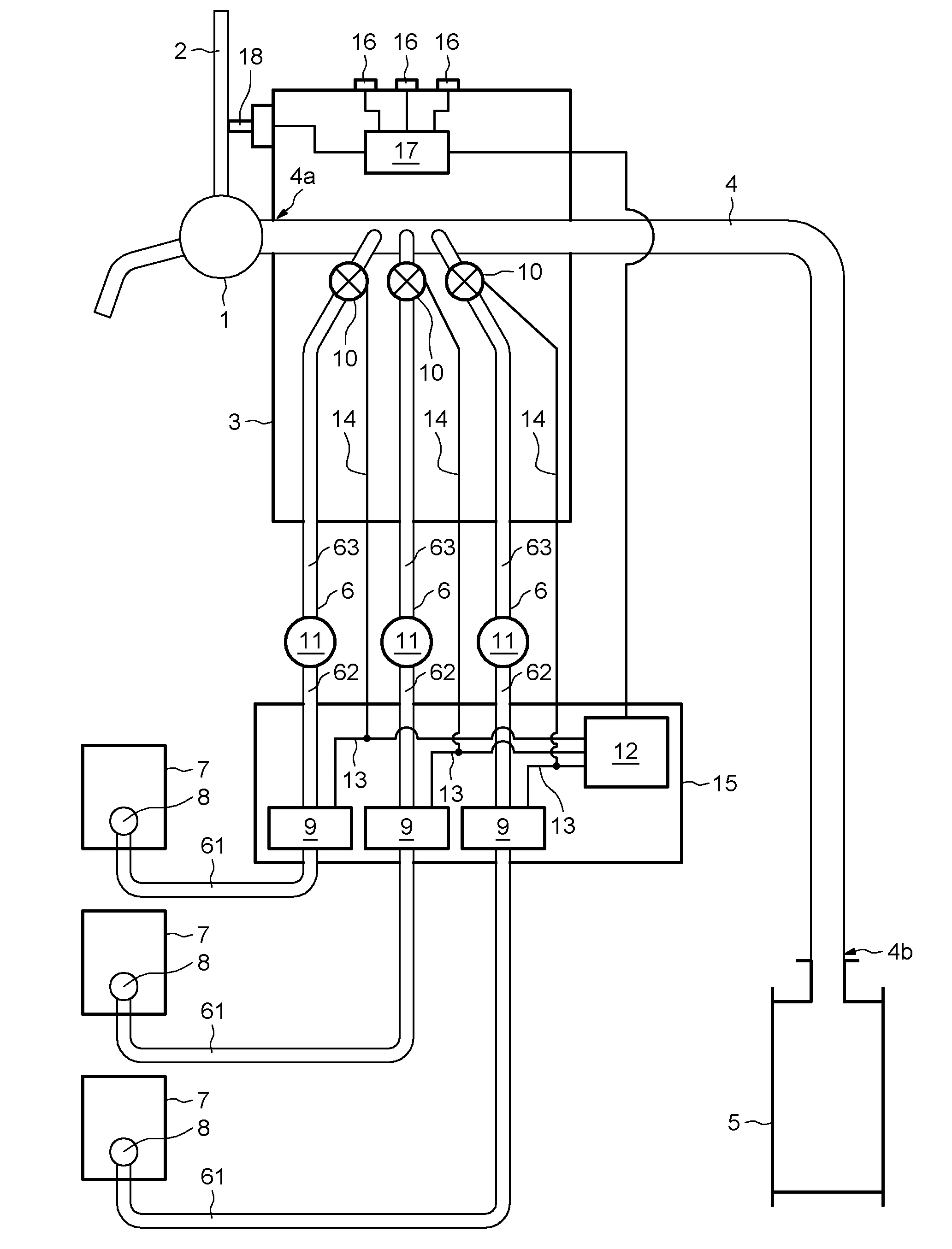 Dispositif de distribution d'une boisson permettant l'injection d'au moins un additif dans la boisson distribuee