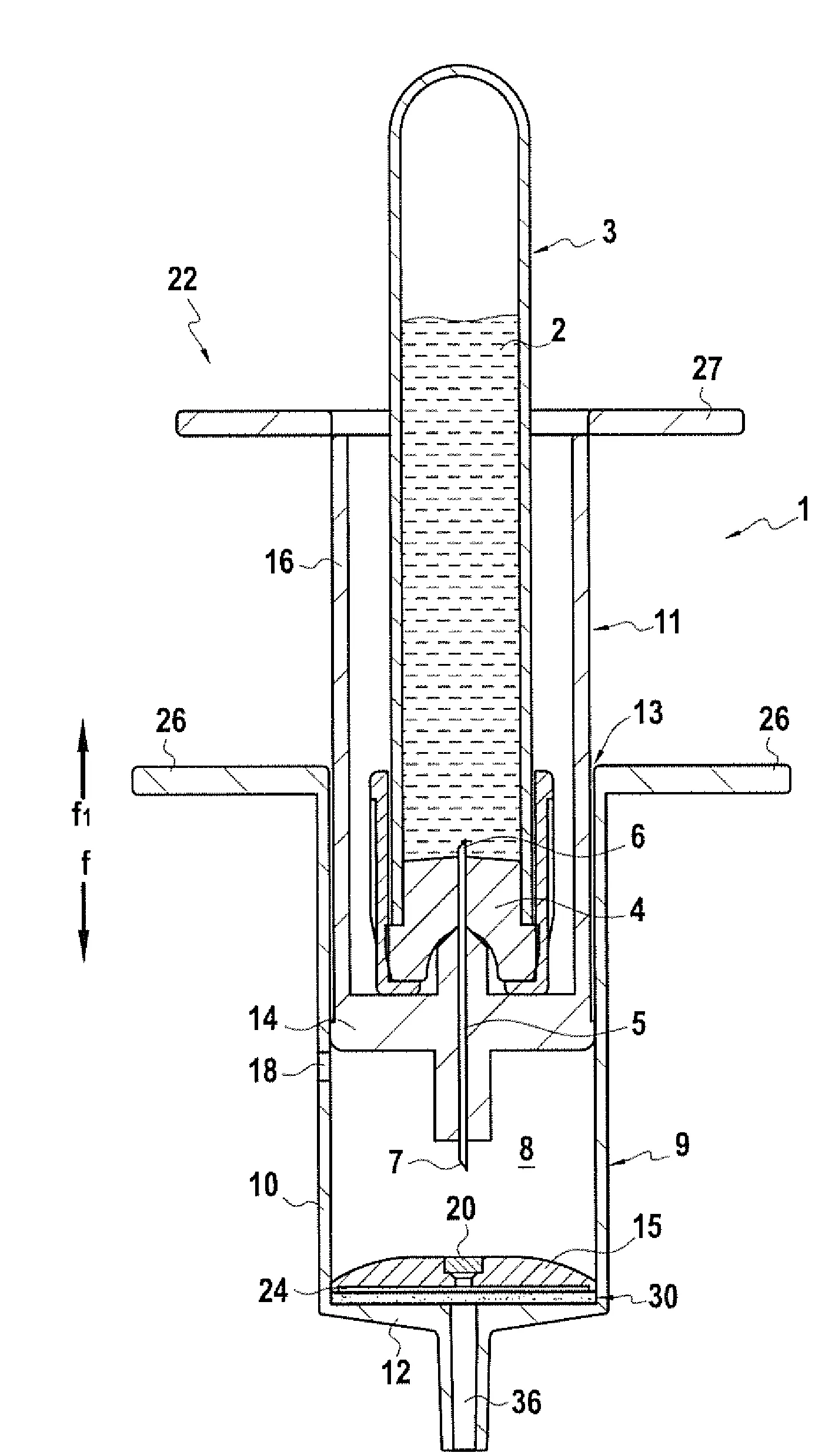Procede et dispositif pour transferer une partie d'un liquide contenu dans un recipient
