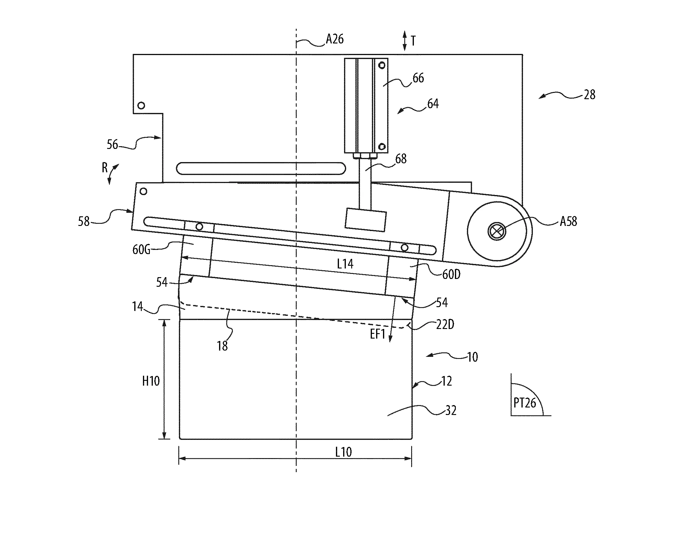 Dispositif de fermeture d'un rabat pour une etuyeuse