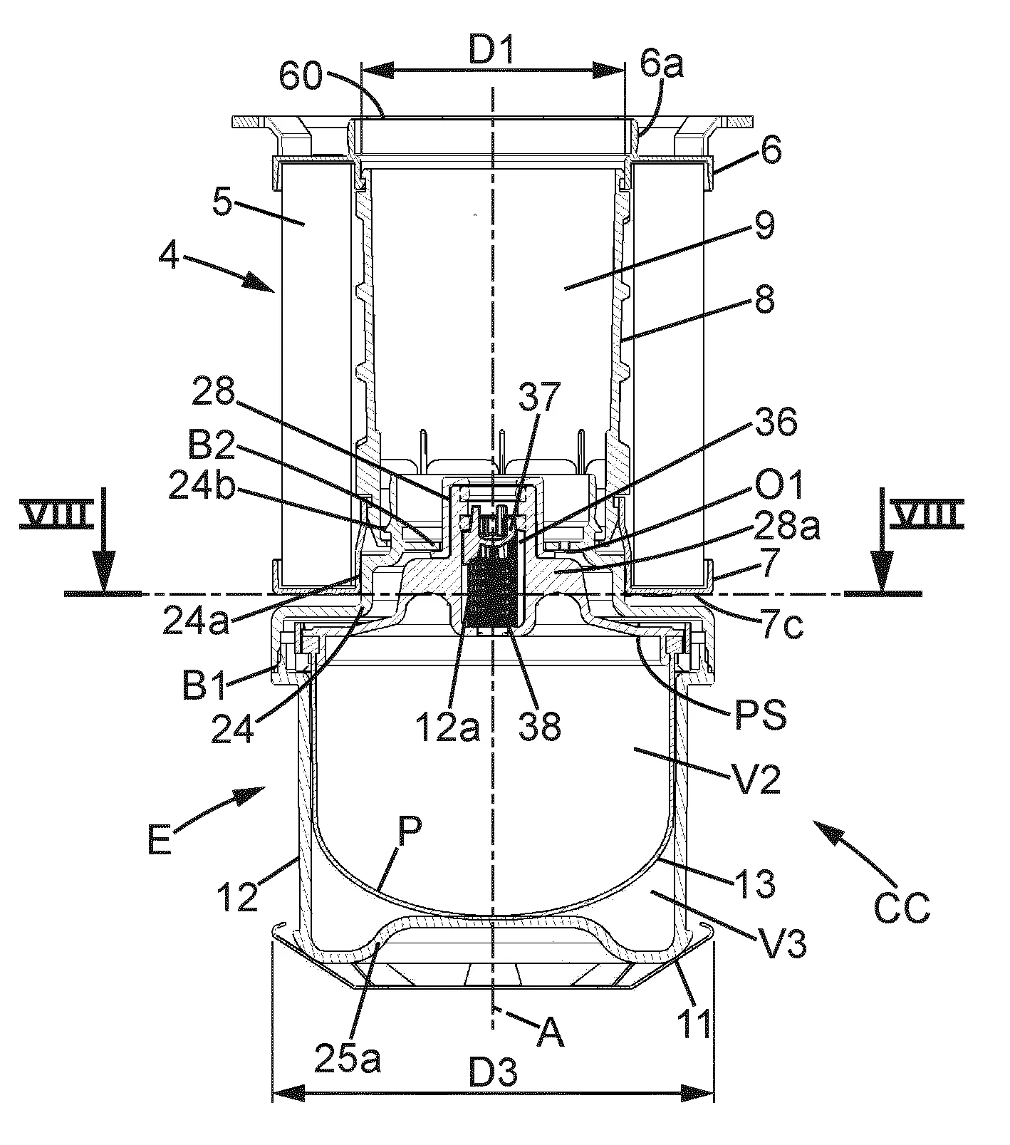 Filtre a carburant et cartouche pour un tel filtre avec reservoir d'additif embarque.