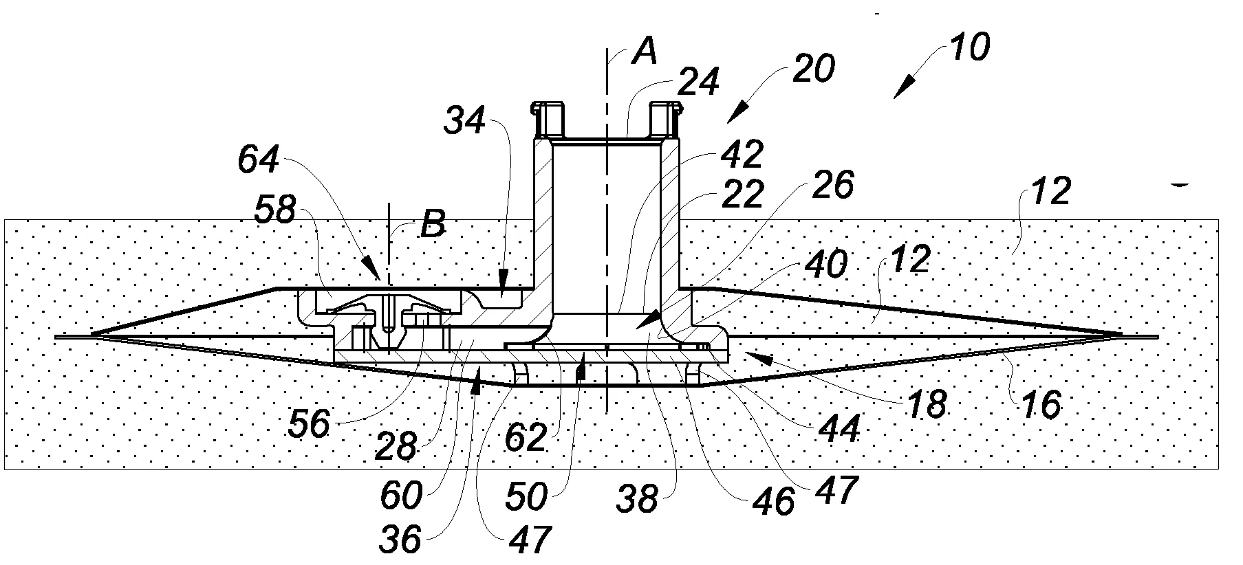 Dispositif a crepine pour le puisage et le refoulement 
d’un liquide dans un reservoir