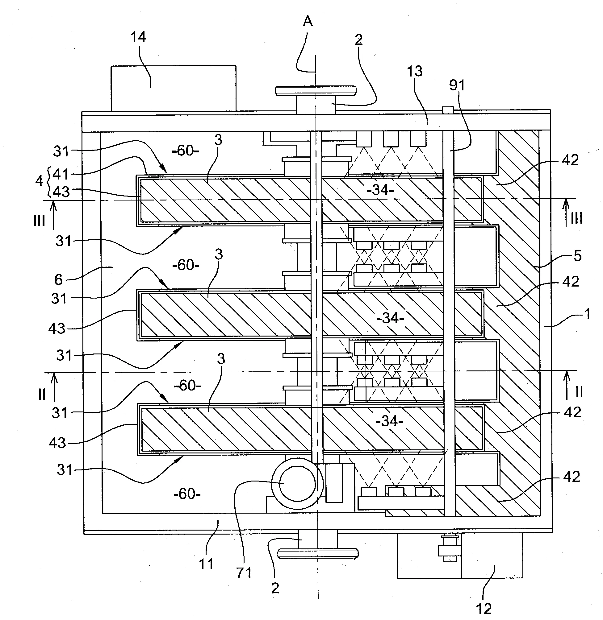 Filtre pour liquide en ecoulement libre