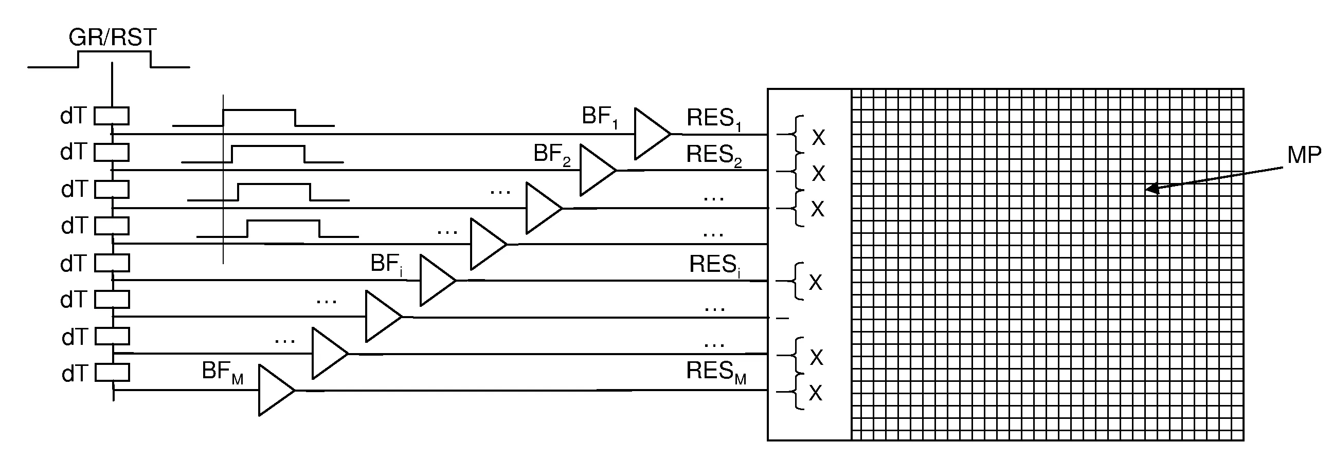 Procede de reinitialisation des pixels dans un capteur d'image matriciel
