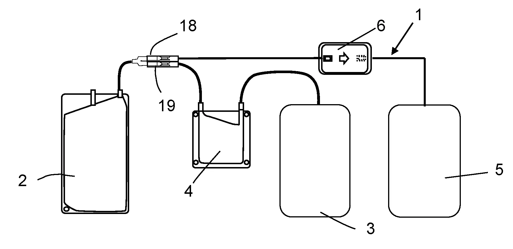 Procede pour extraire au moins un premier et un deuxieme composant sanguin contenus dans une poche primaire d'un systeme a poches