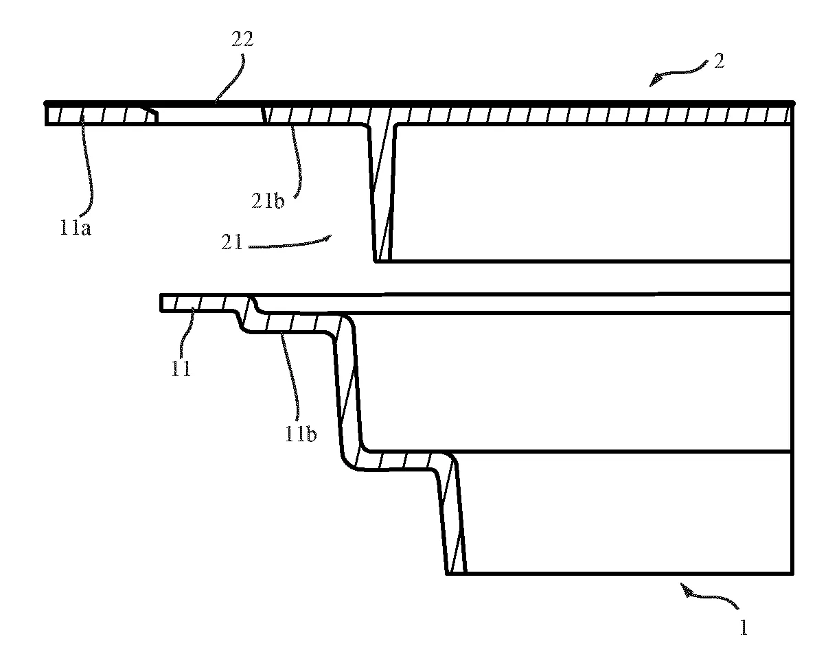 Procede de conditionnement et emballage associe