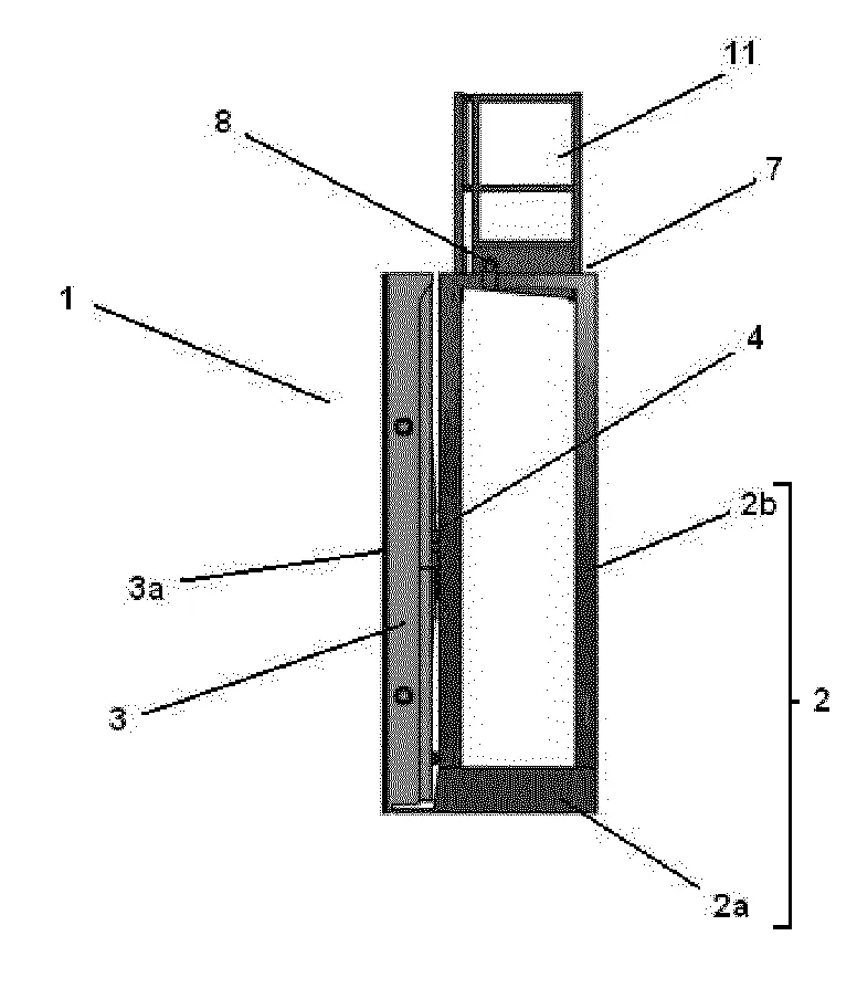 Dispositif de coffrage forme par un panneau coffrant monte sur un chassis