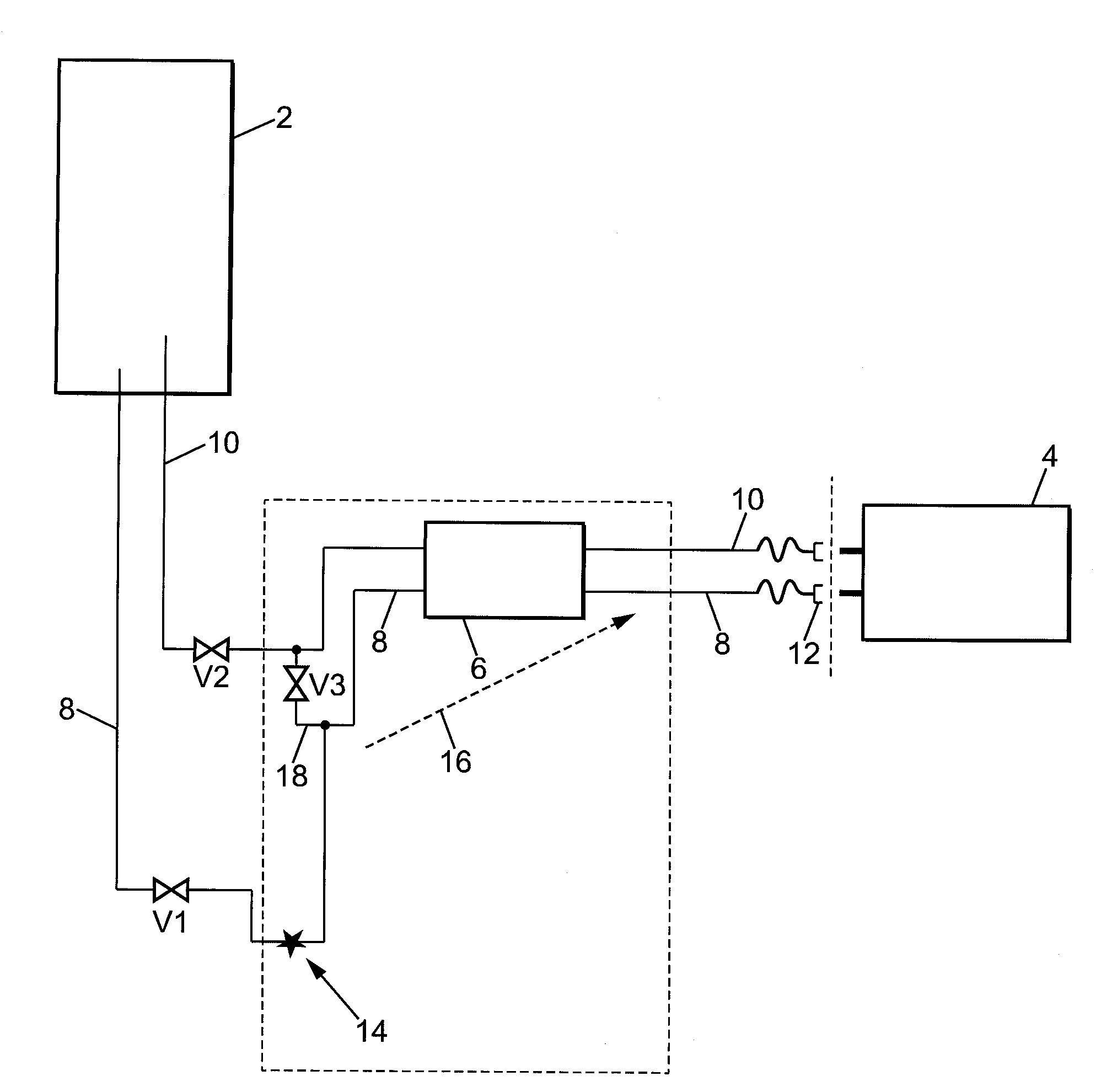 Installation de delivrance de liquide cryogenique