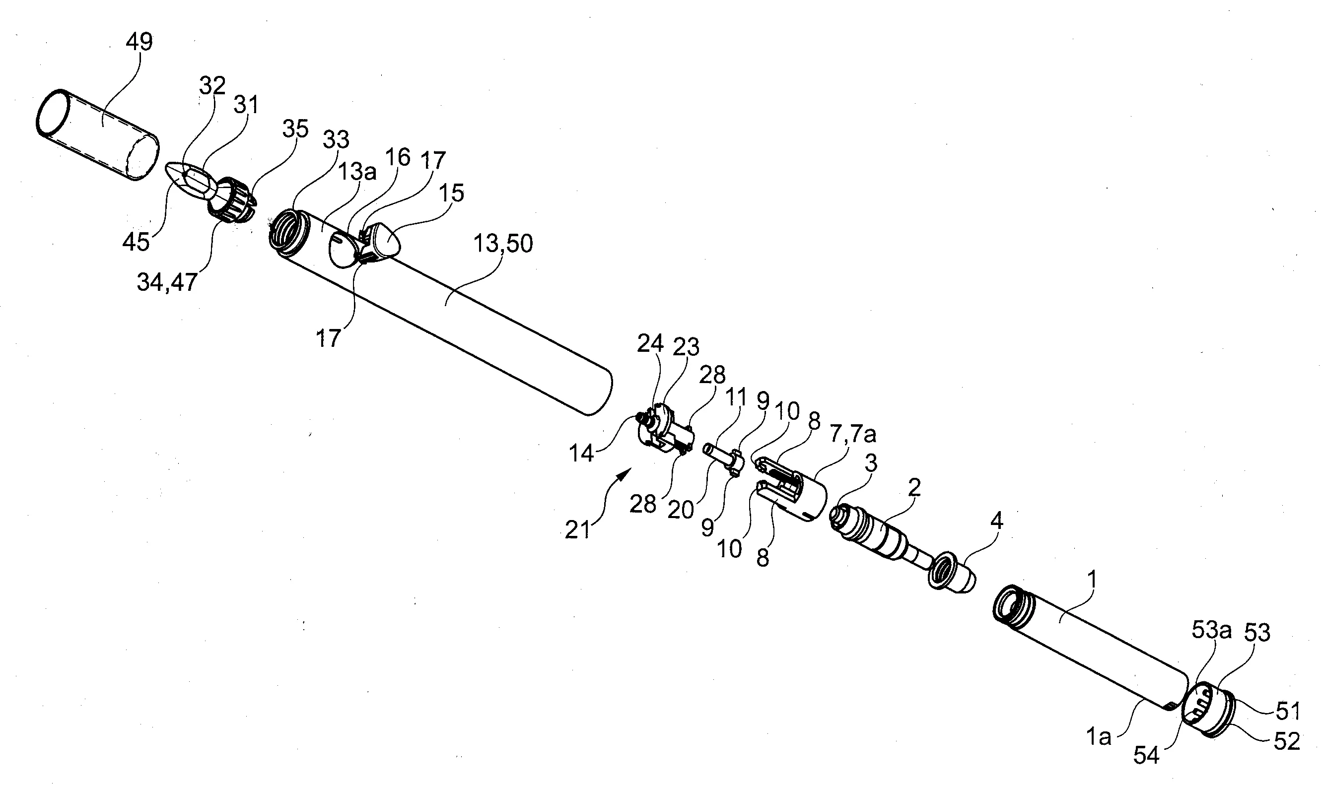 Systeme de distribution d'un produit fluide conditionne dans un flacon