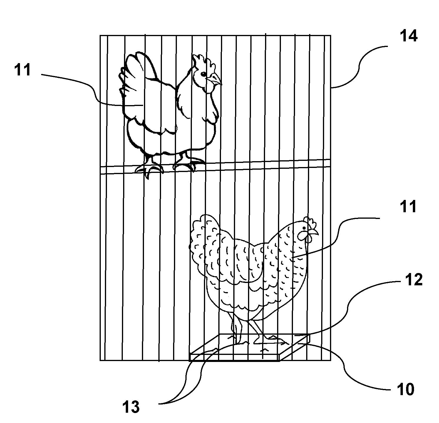 Dispositif de raccourcissement des griffes de gallinaces a base d'algues