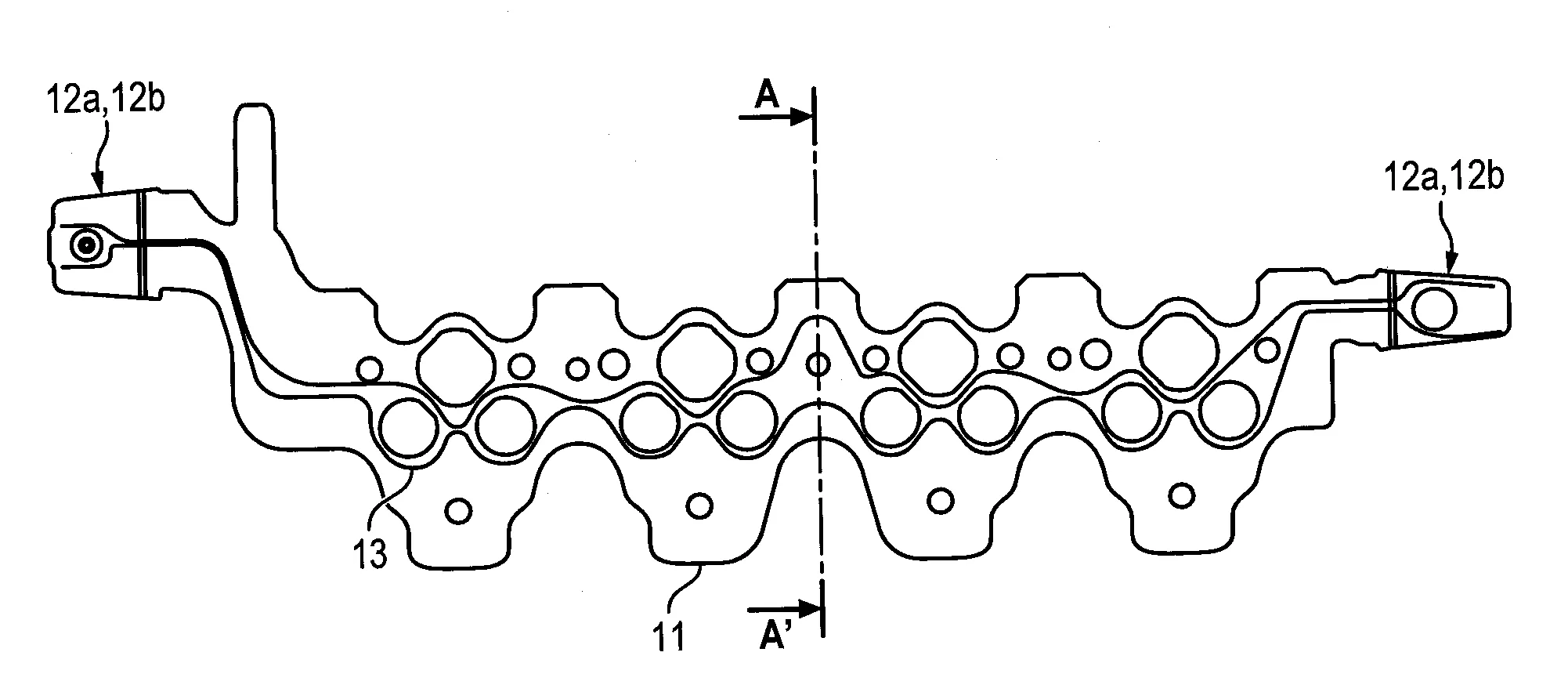 Realisation de fentes en surface de noyau