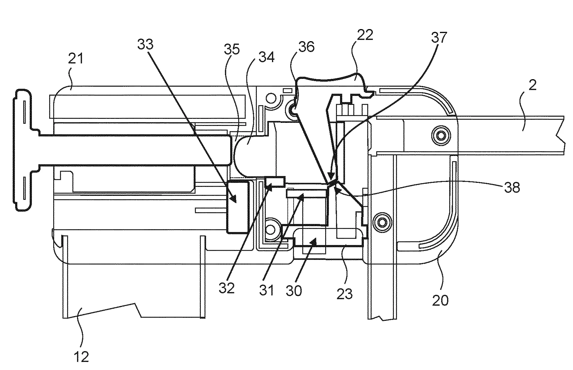Barriere de securite pour enfant a verrouillage magnetique.