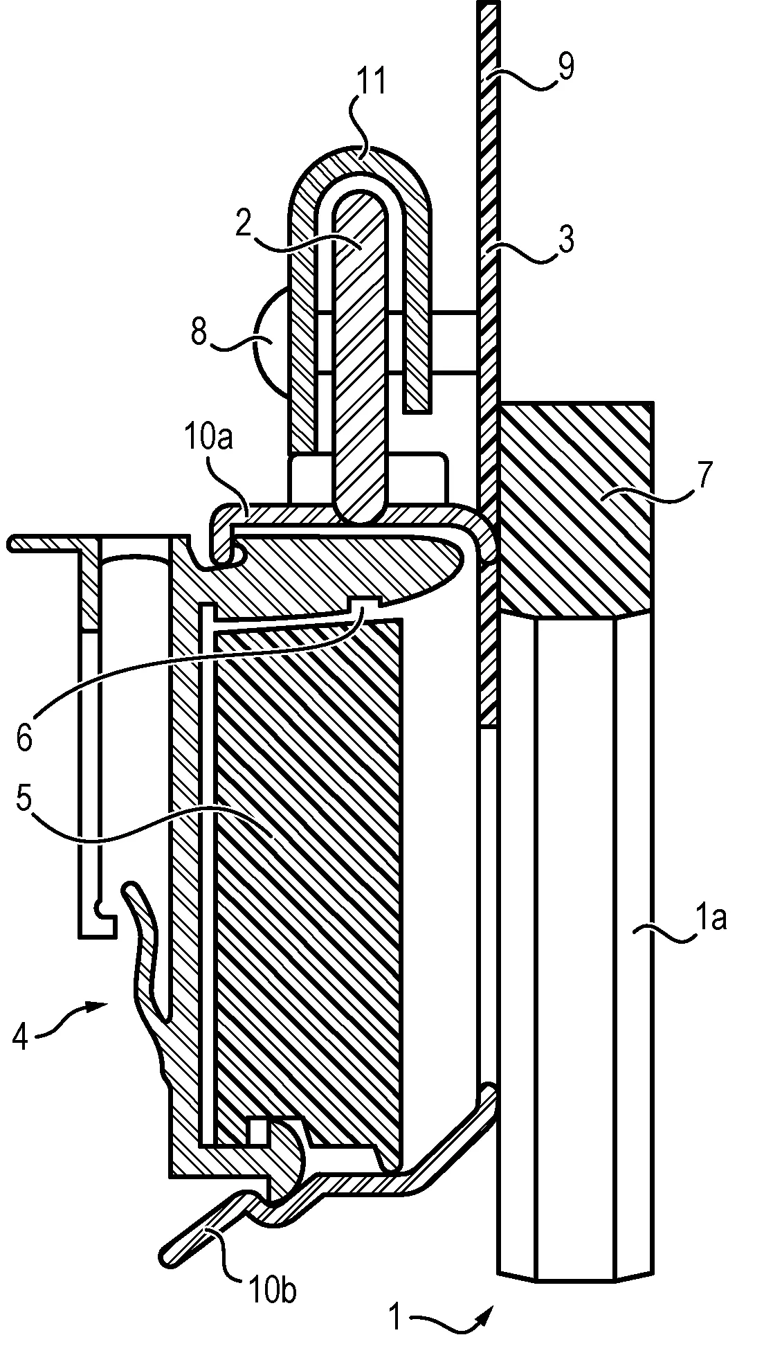 Chariot pour la determination de la repartition d'etiquettes de gondole