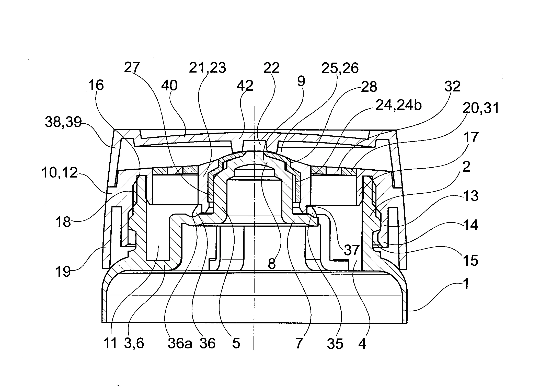 Systeme de distribution d'un produit fluide conditionne dans un reservoir