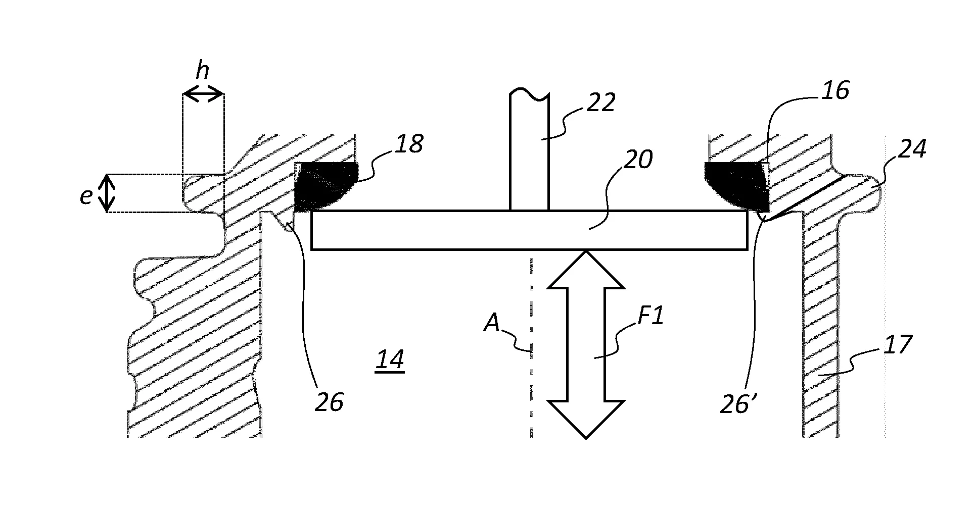 Vanne a conduit tubulaire renforce