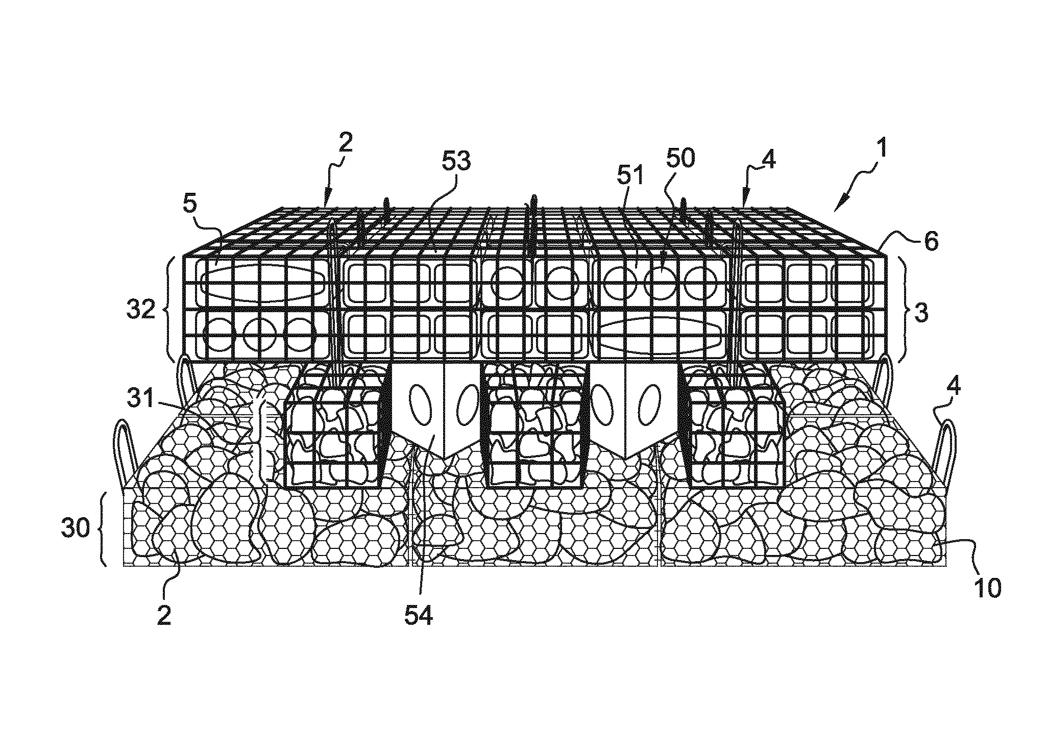 Recif modulaire artificiel