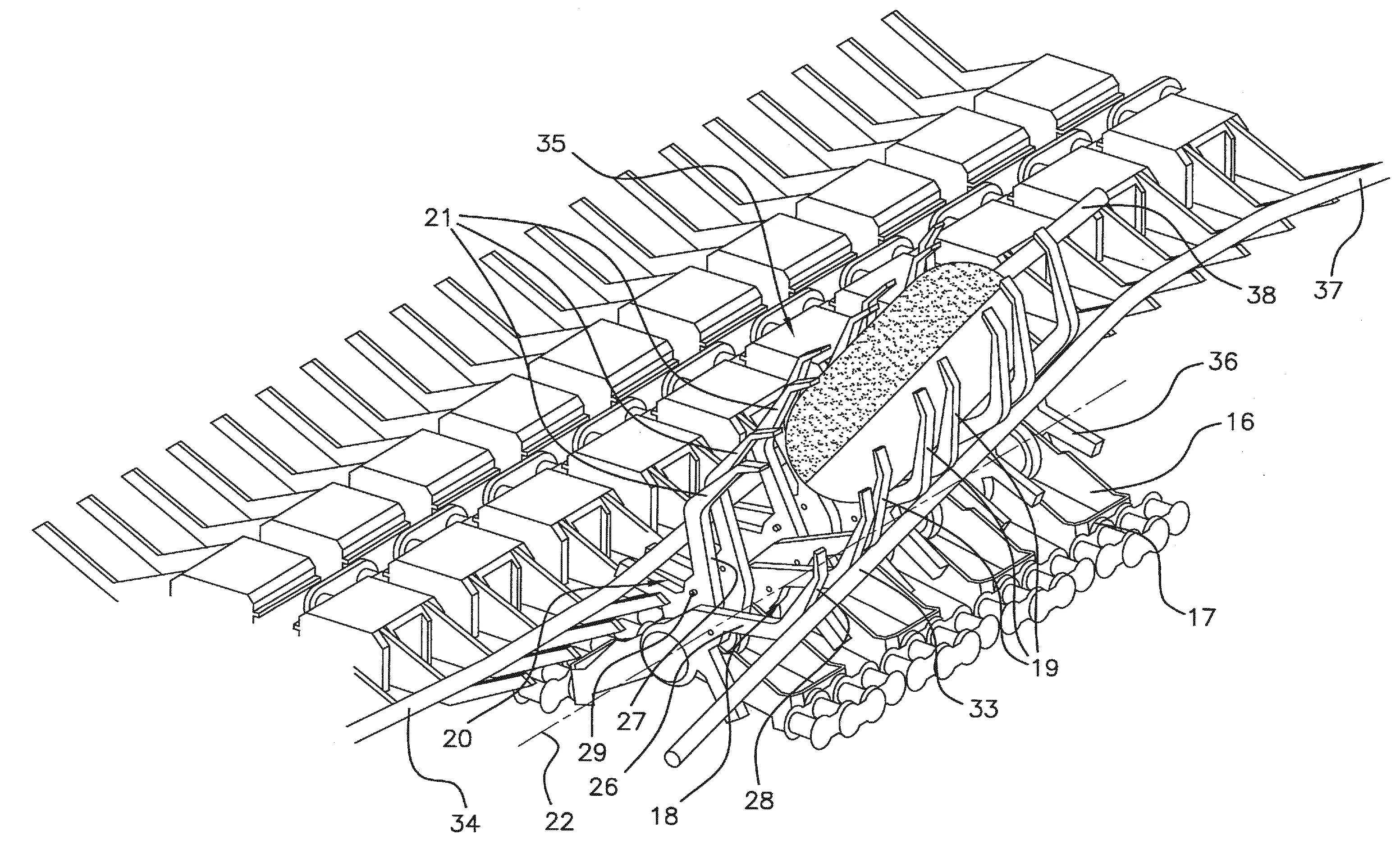Dispositif d'analyse unilaterale de produits par retournement et dispositif de convoyage et de tri automatique l'incorporant