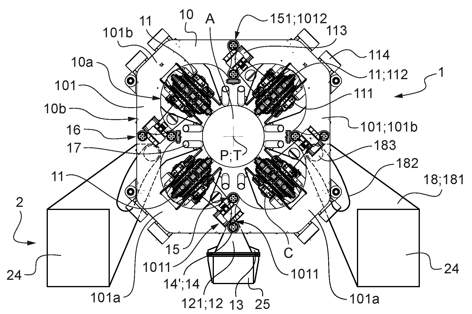 Dispositif du type tensionneur pour le serrage et l'avancement controles d'un organe allonge