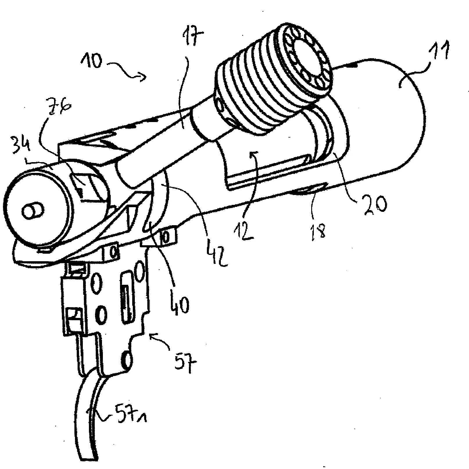 Carabine a verrou ambidextre