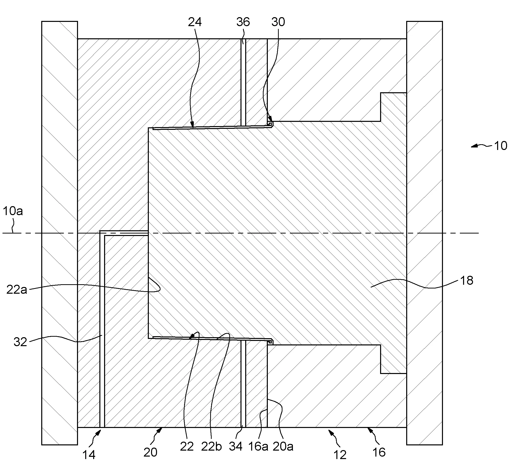 Moule de fabrication pour gaine d'habillage et procede associe