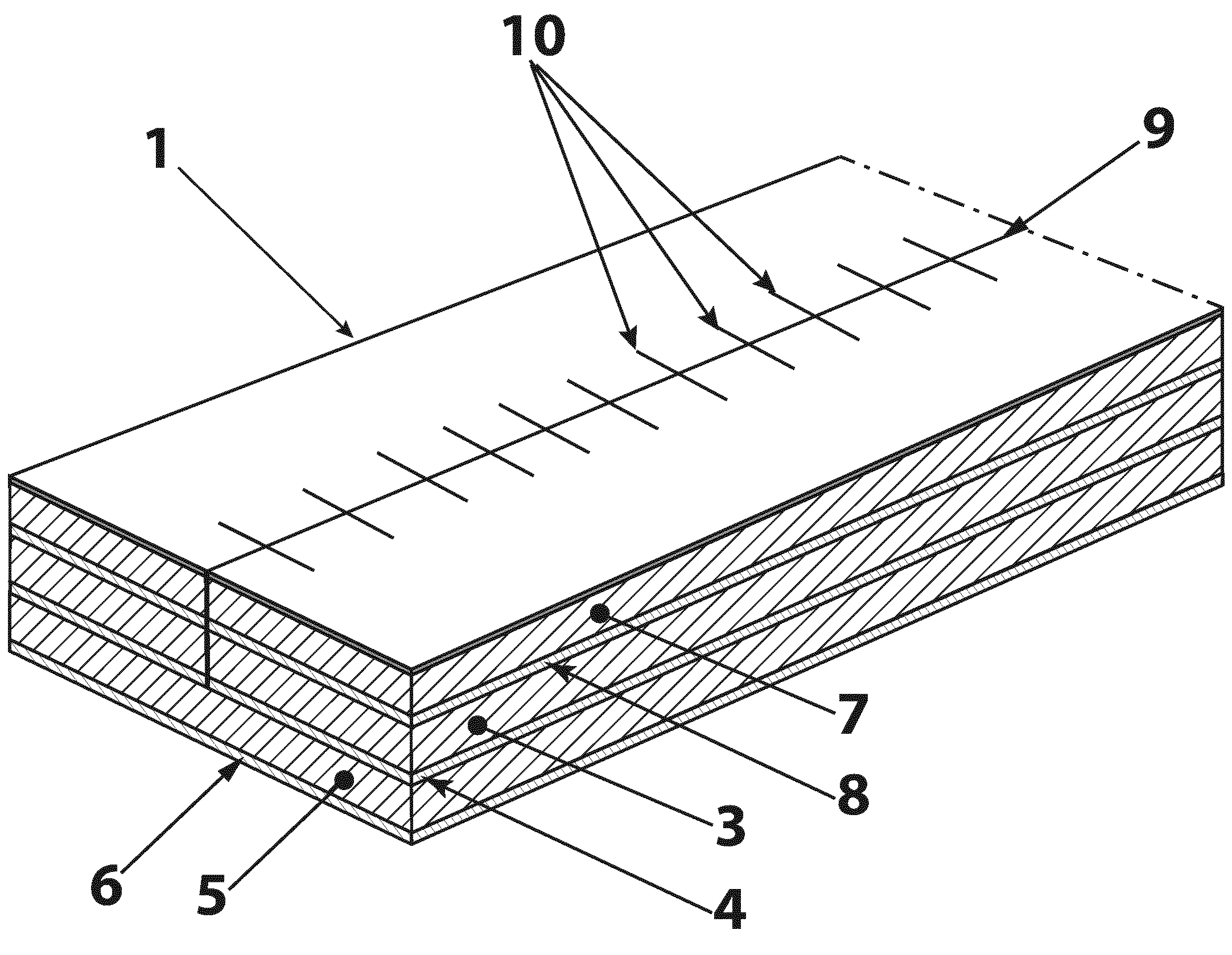 Bande auto-adhesive pour l'obturation de trous non utilises pratiques dans un support