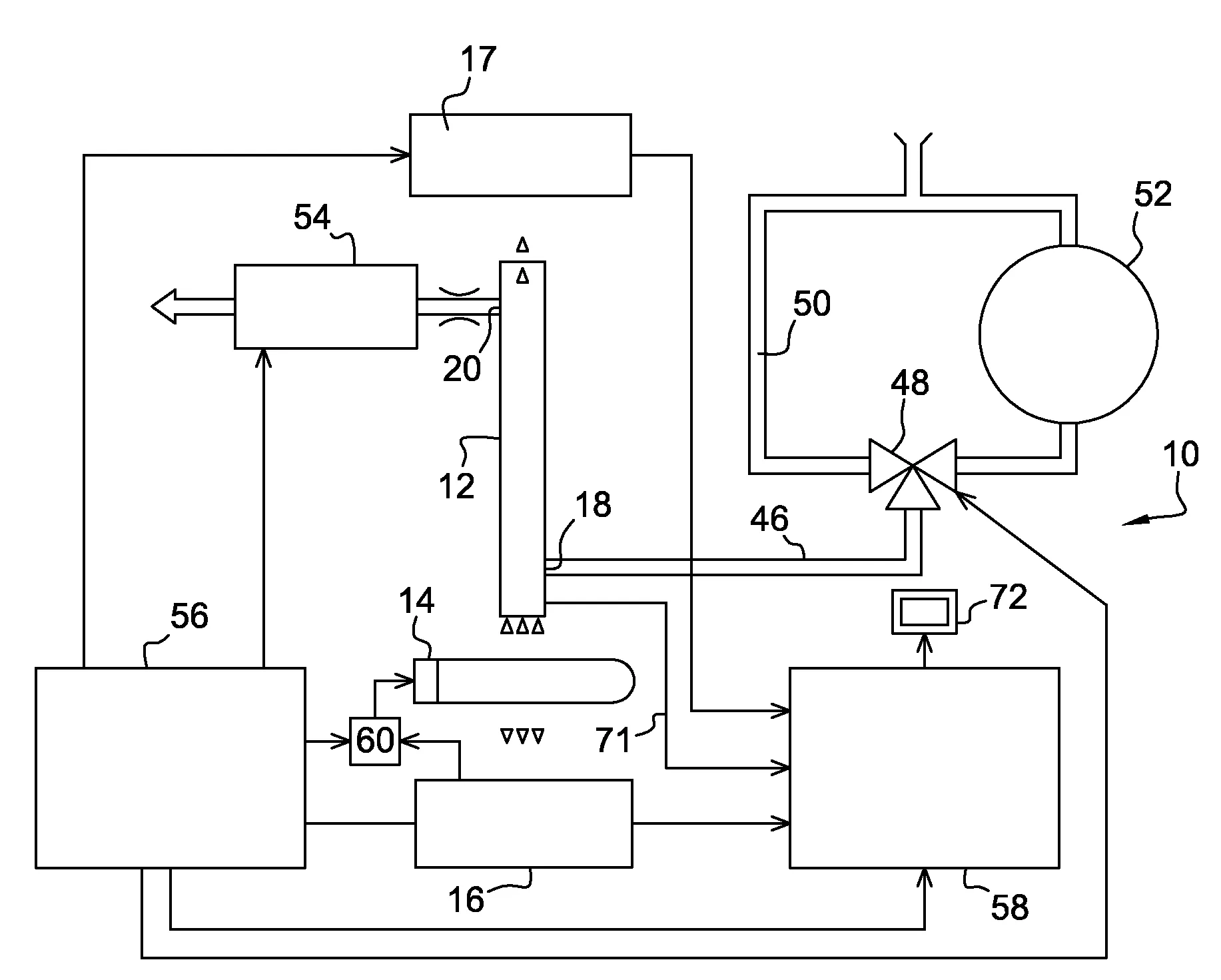 Instrument et procede de mesure de la concentration d'ozone