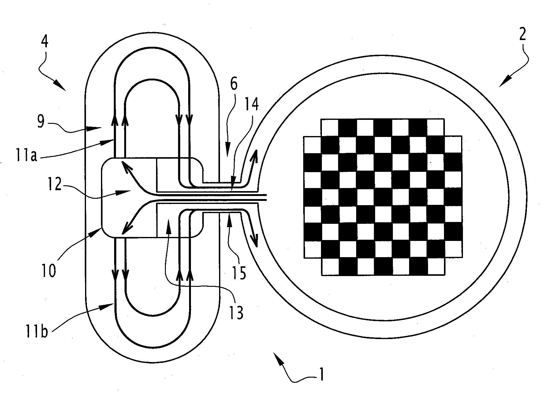 Structure de reacteur nucleaire