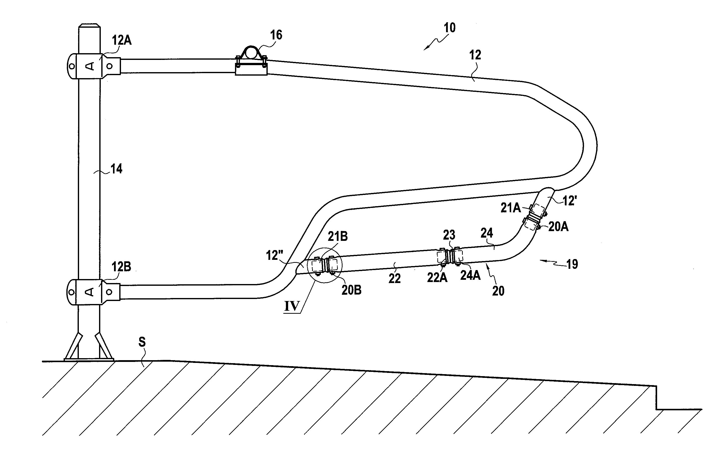 Cloison de logette de stabulation
