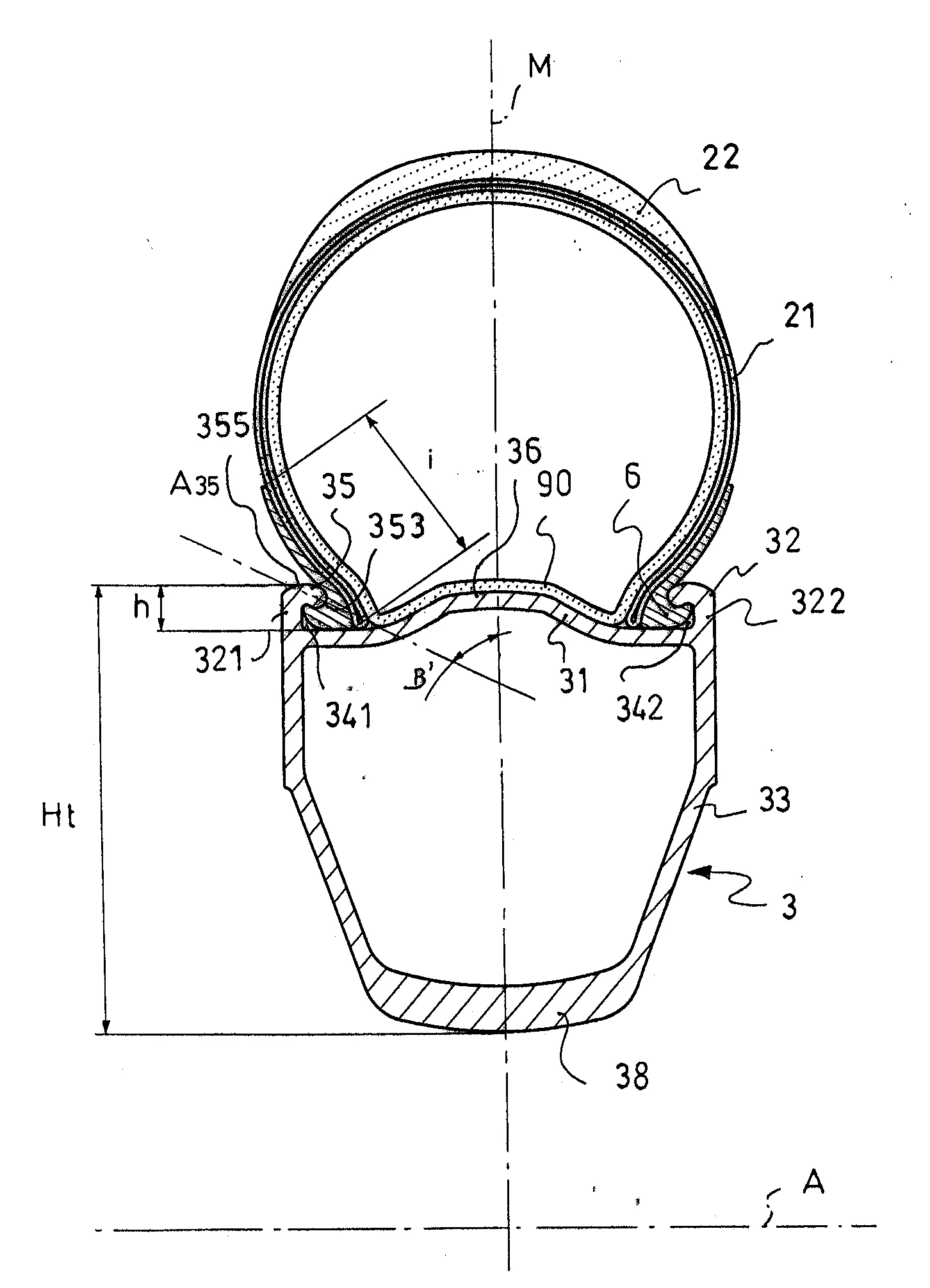Pneumatique pour roue de velo