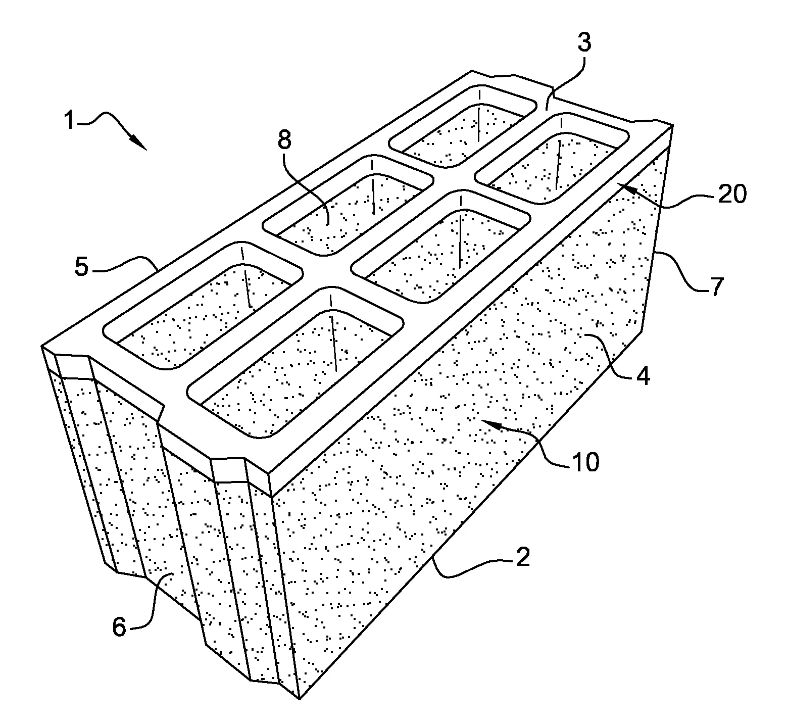 Bloc a maconner et a coller