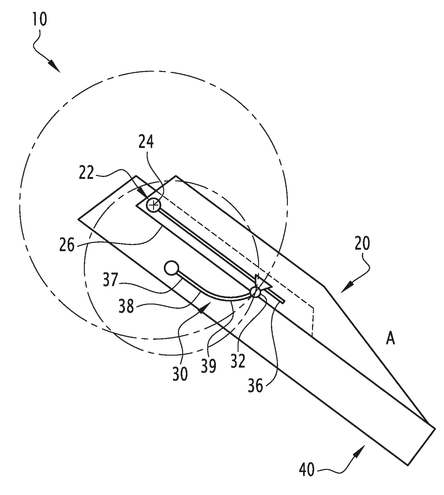 Ensemble arriere de vehicule pour l'ouverture et la fermeture d'un hayon