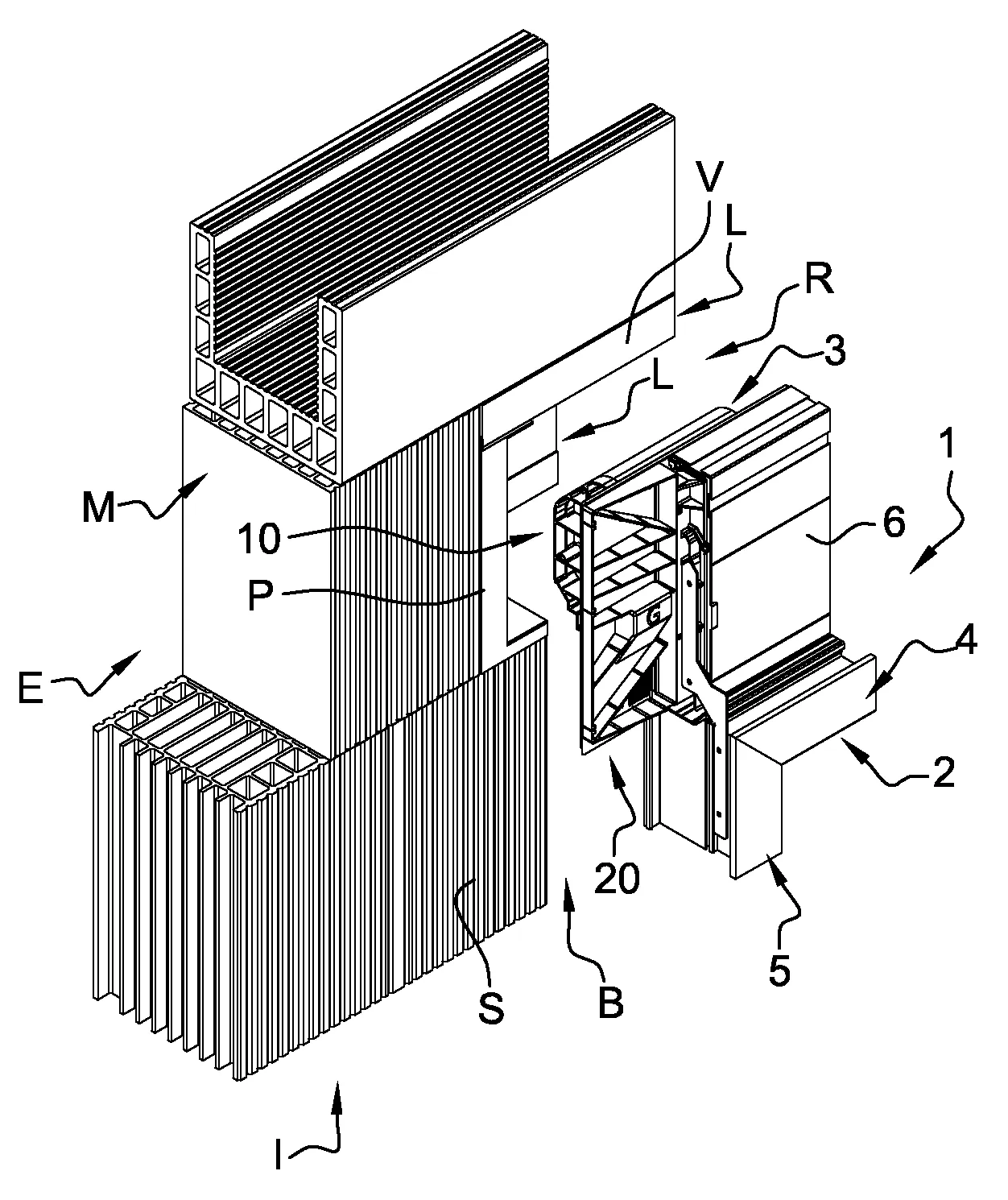 Structure de menuiserie comprenant un dormant et un coffre de volet roulant munie de moyens d'etancheite lateraux