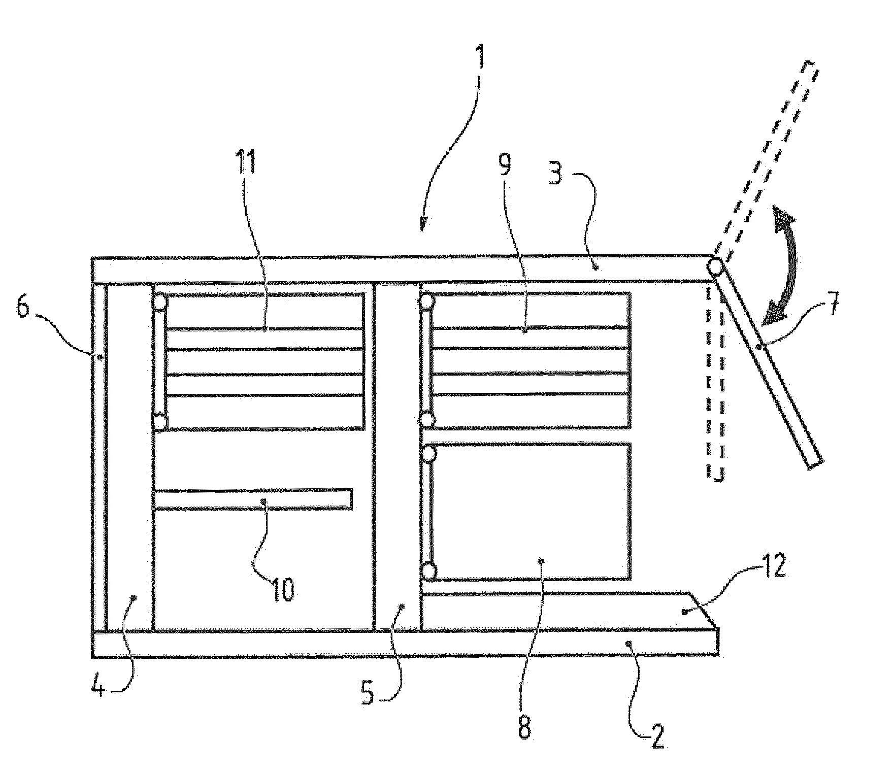 Dispositif de cage pour animal d'elevage