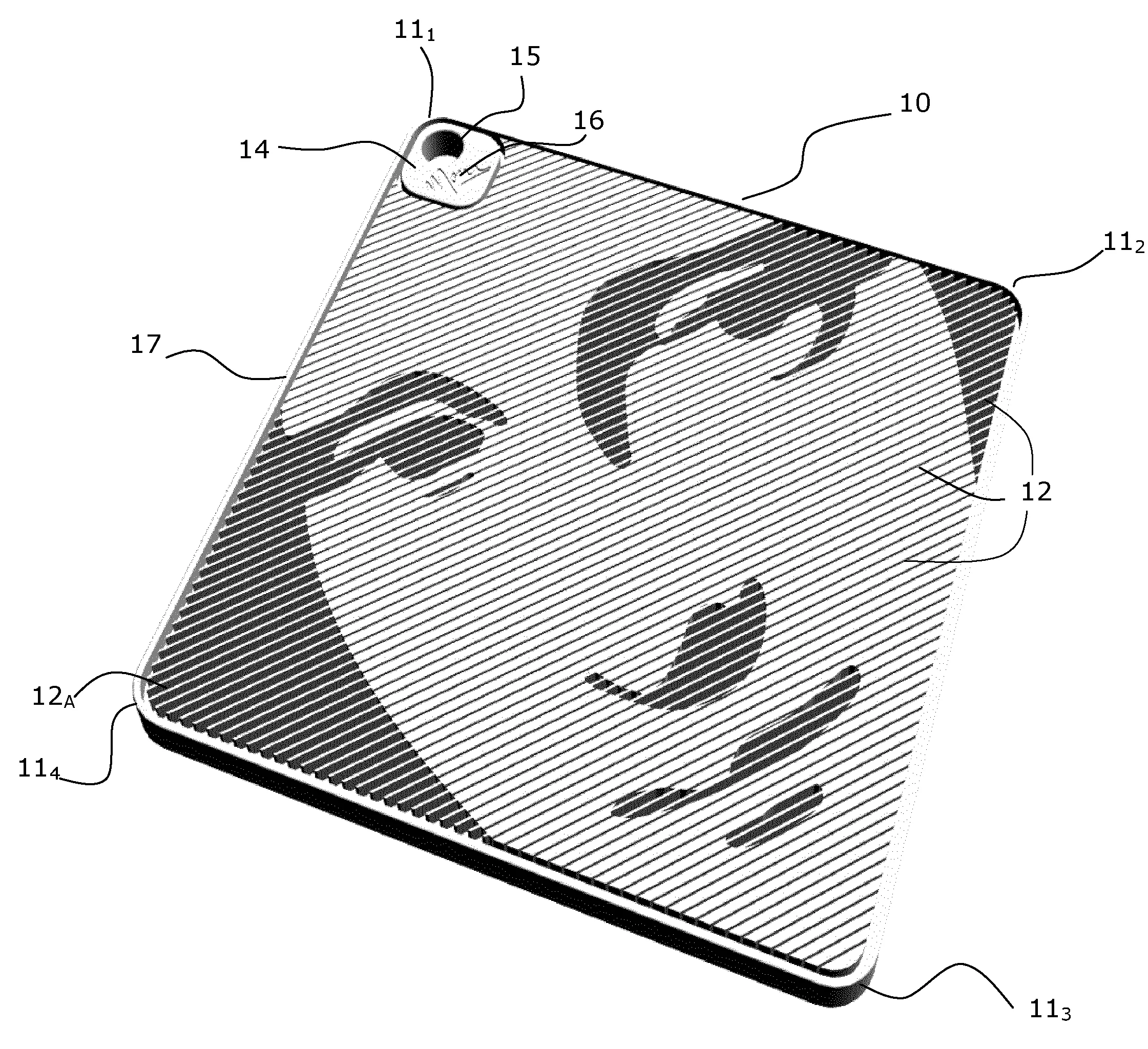 Dessous-de-plat illustre en silicone