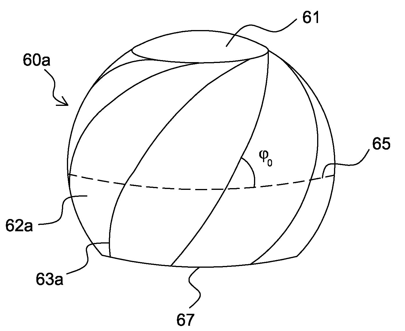 Radome spherique de protection d'une antenne de telecommunication et antenne associee