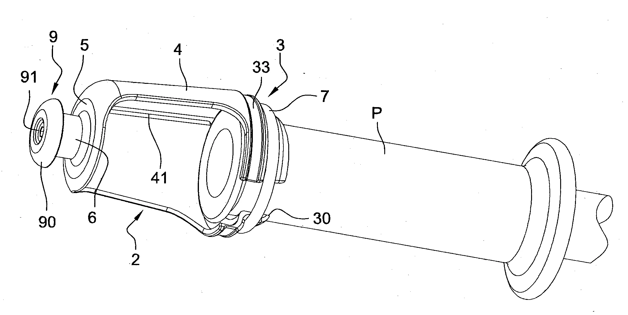 Dispositif de maintien d’un fourreau de protection d’une main sur la poignee d’un guidon de motocycle