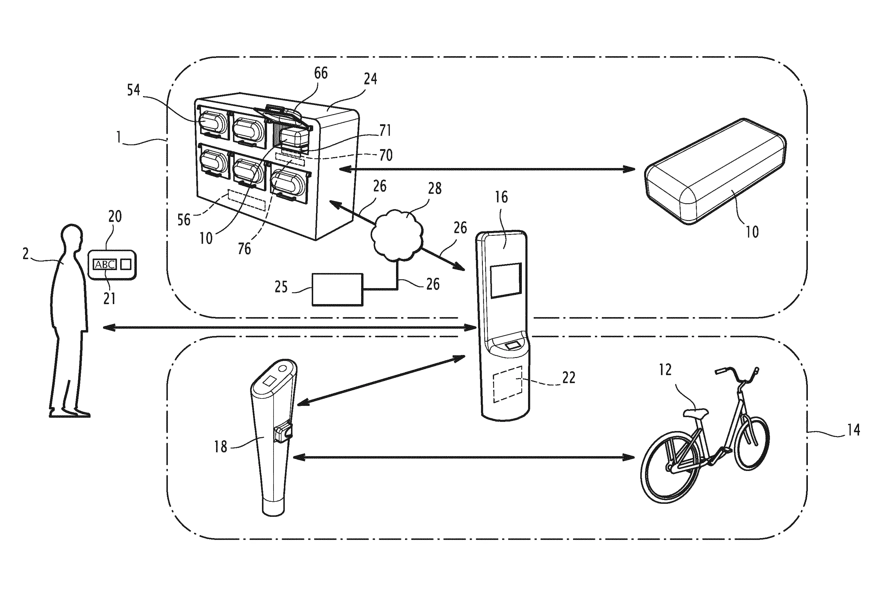 Systeme de gestion d'une flotte de kits d'assistance electrique mis a la disposition d'utilisateurs pour la motorisation de vehicules et equipement d'entreposage correspondant