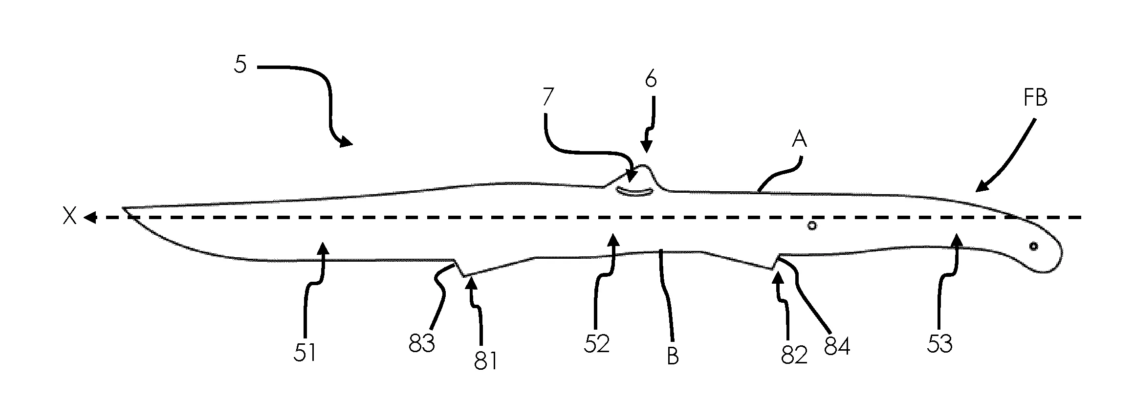 Corps metallique pour article de table, procede de realisation d'un motif sur un corps metallique et methode de fabrication d'un article de table