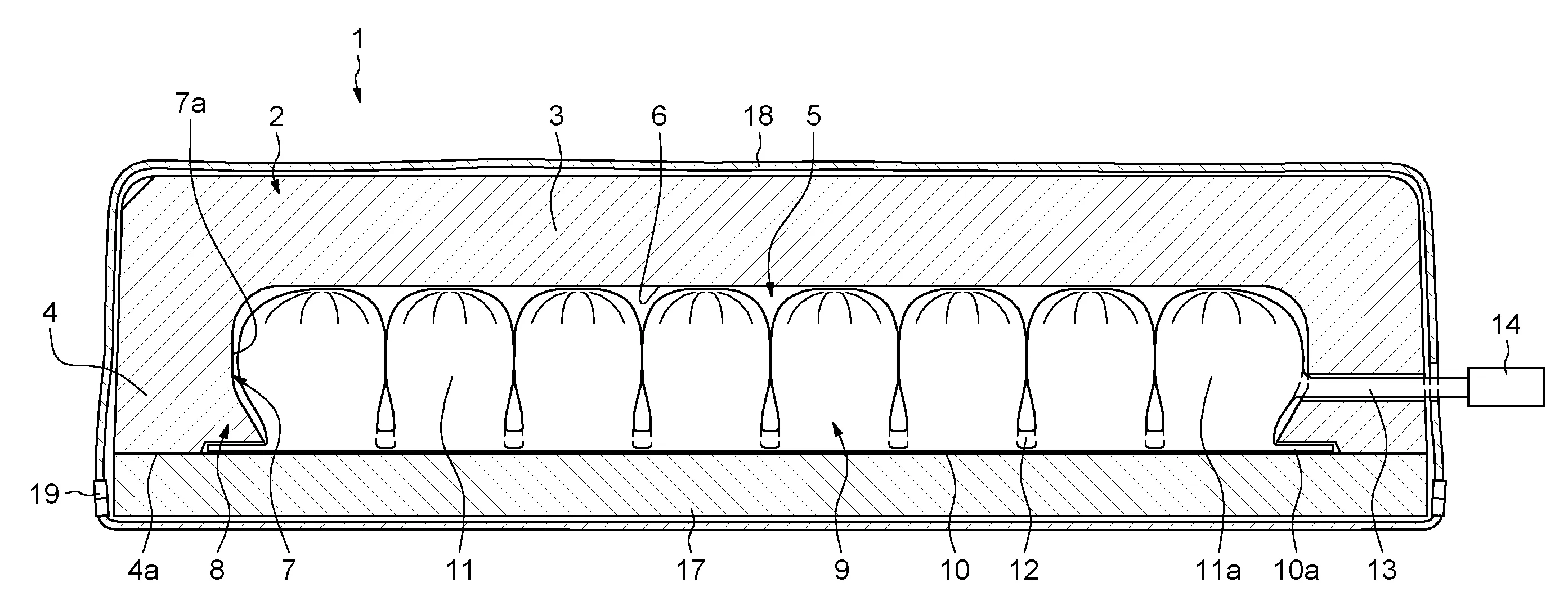 Dispositif de support pour supporter un corps, en particulier un corps humain